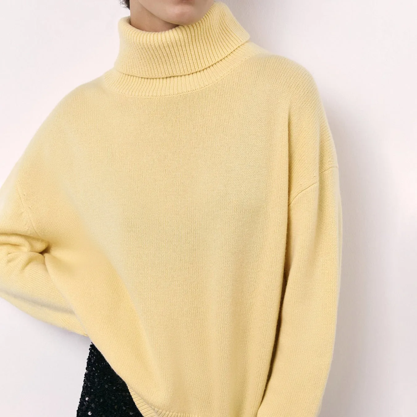 Mariana Viscose Turtleneck Jumper