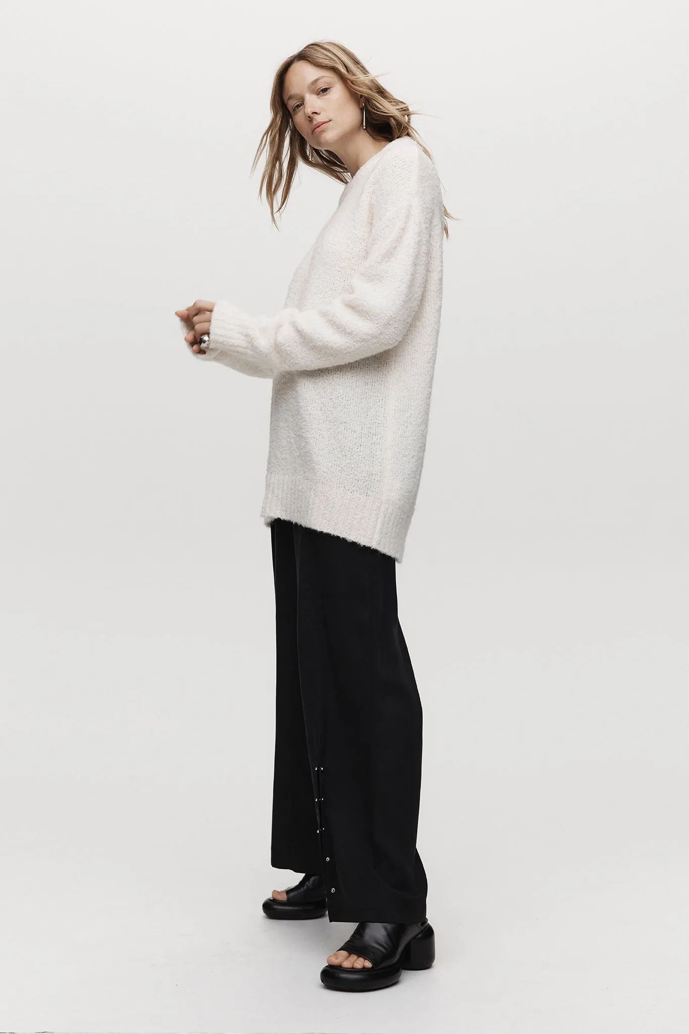 Marle Jodie Jumper - Alpaca/Wool- Ivory