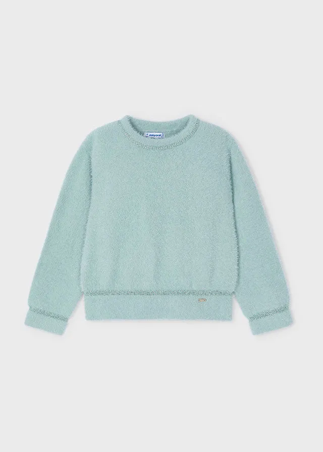 Mayoral Girls Green Soft Wool jumper