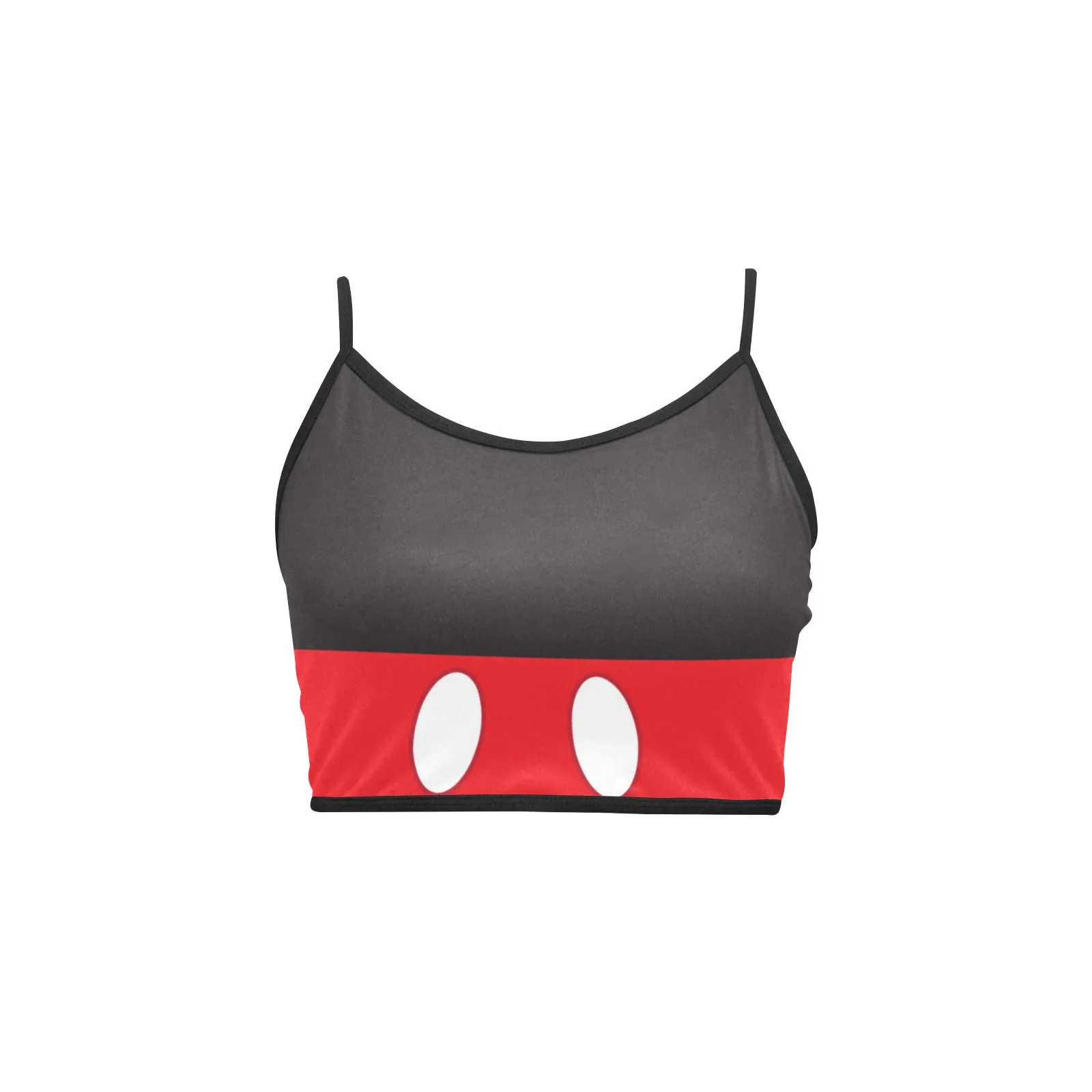 Mickey Women's Spaghetti Strap Crop Top