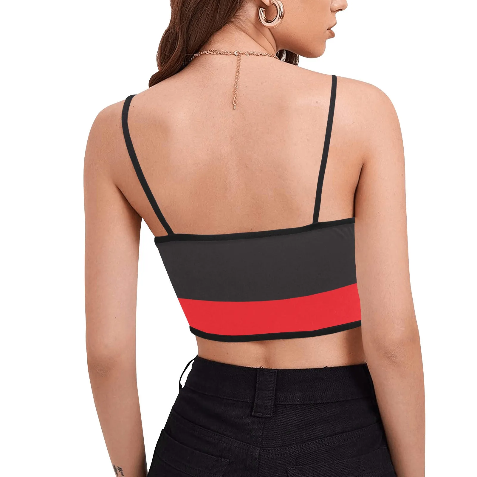 Mickey Women's Spaghetti Strap Crop Top