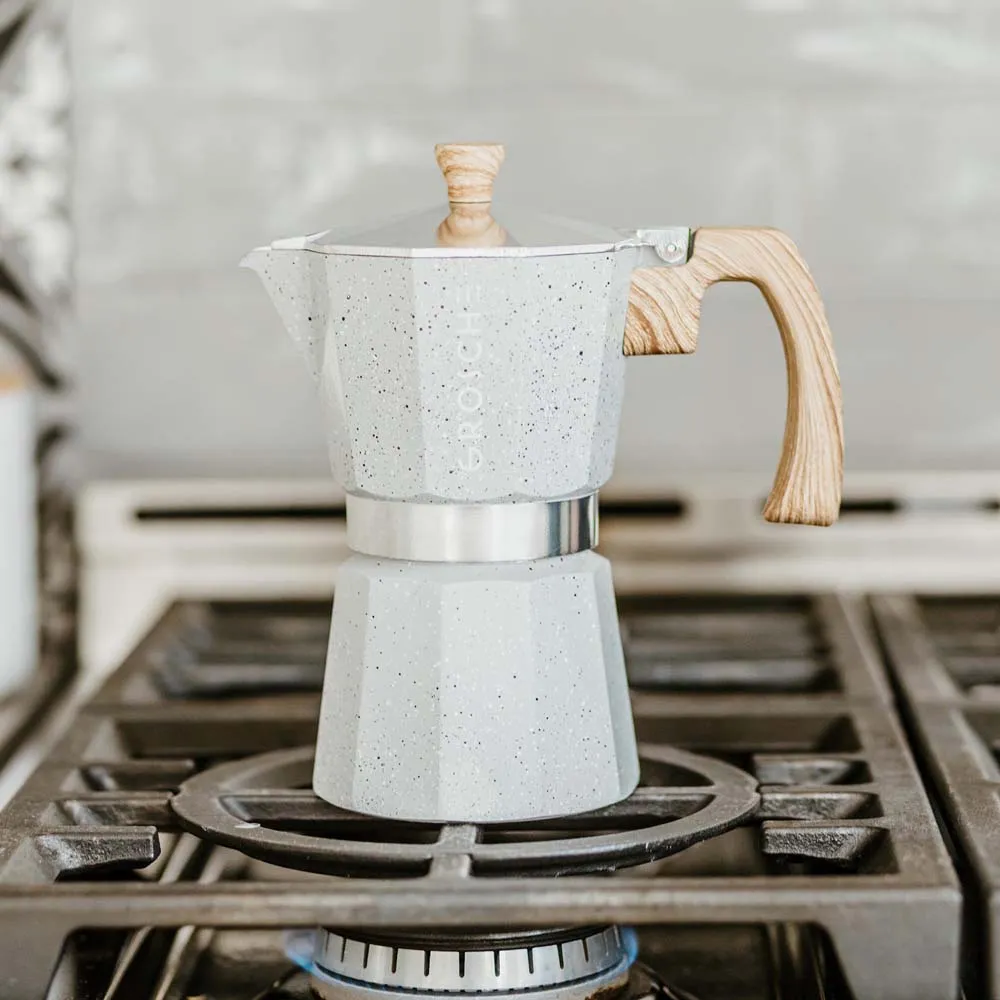 MILANO STONE Stovetop Espresso Maker, Moka Pot | OPEN BOX