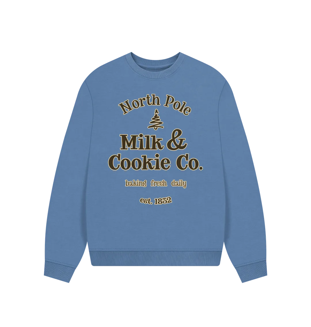 Milk And Cookie Women's Oversized Christmas Jumper