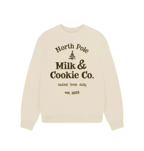 Milk And Cookie Women's Oversized Christmas Jumper