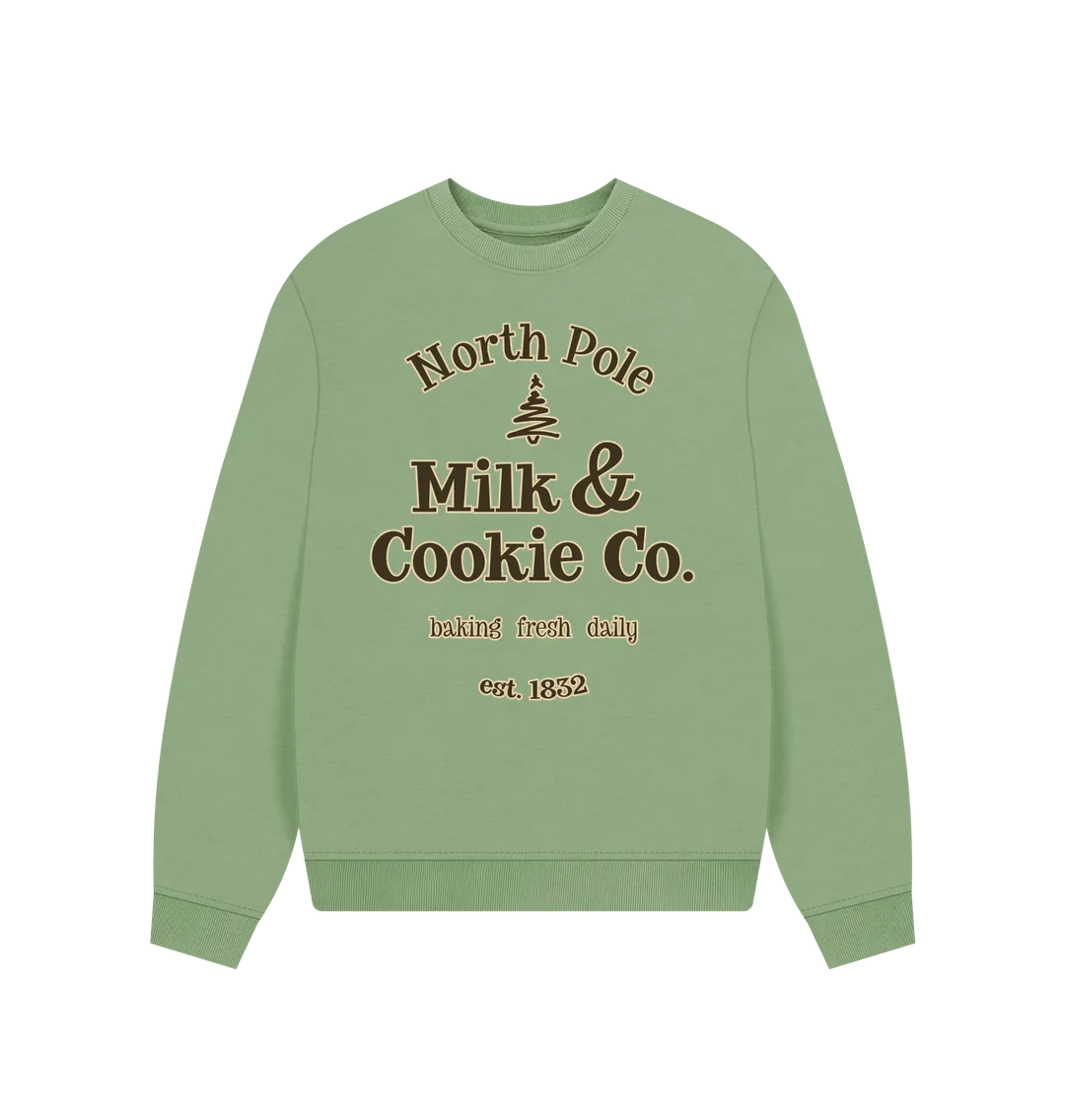 Milk And Cookie Women's Oversized Christmas Jumper