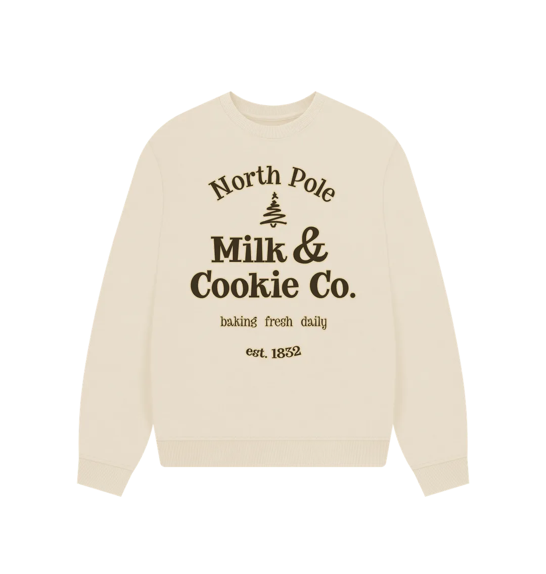 Milk And Cookie Women's Oversized Christmas Jumper