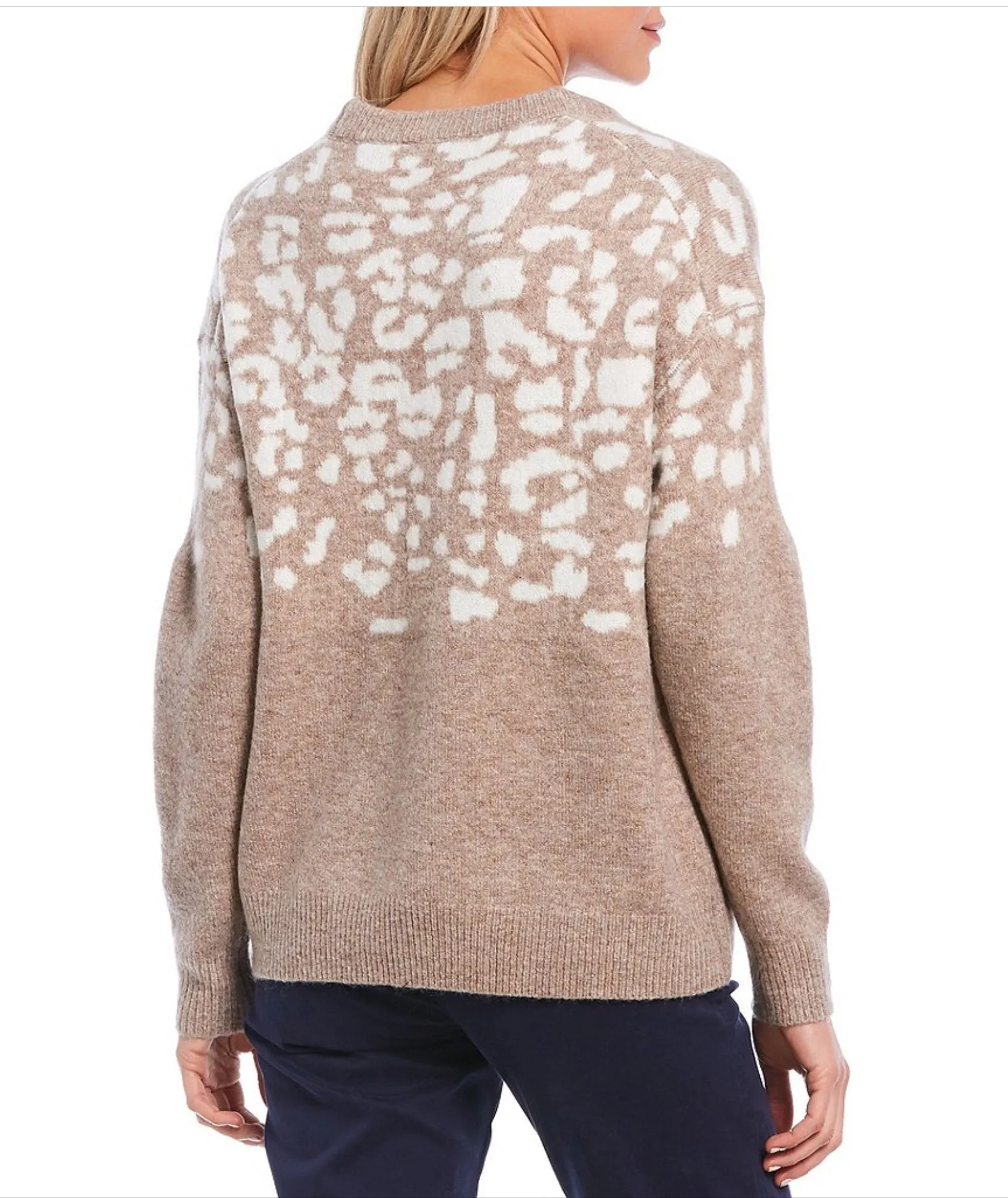 Niamh Leopard Intarsia Sweater