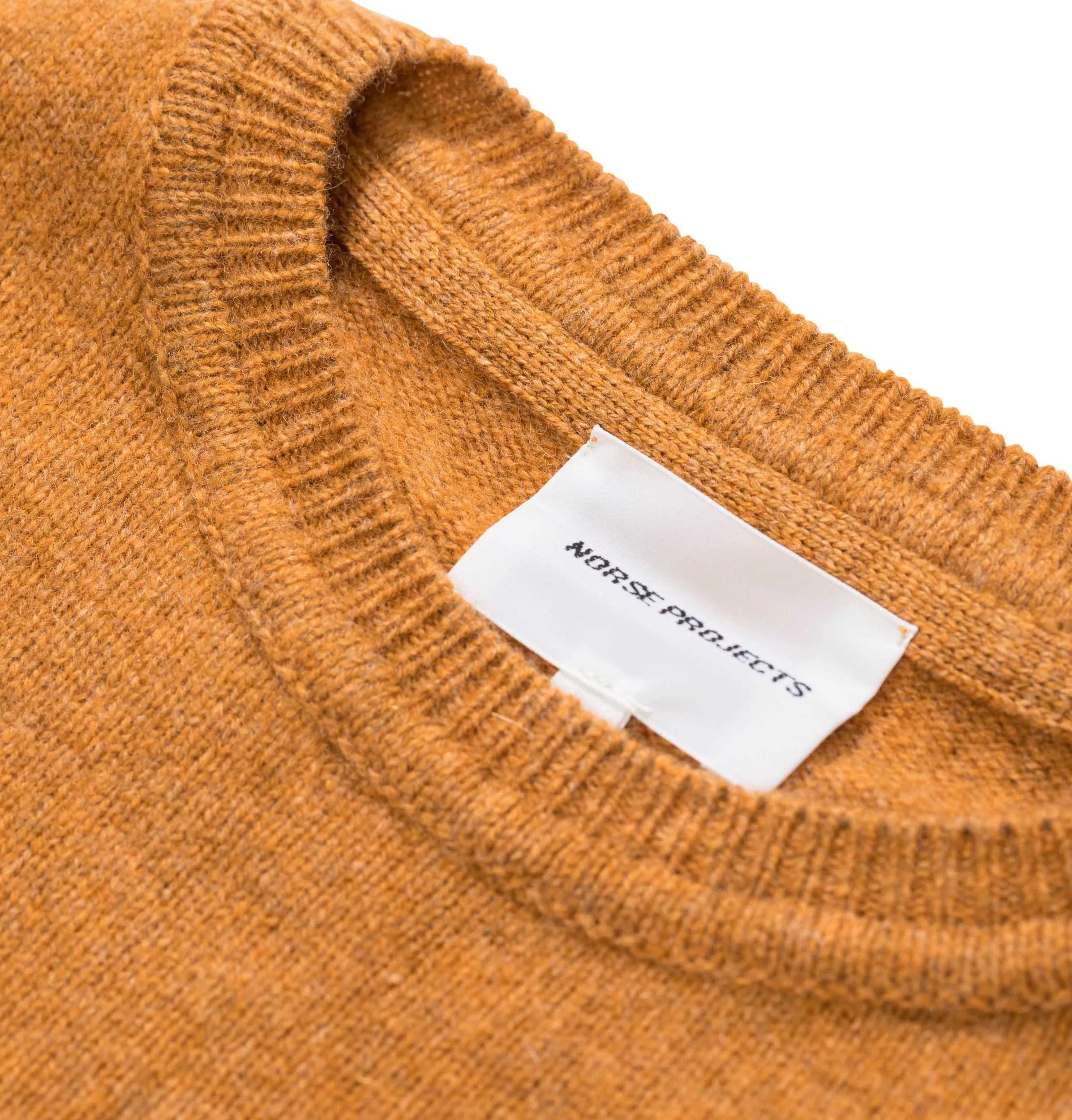 Norse Projects Sigfred Lambswool Jumper – Mustard Yellow