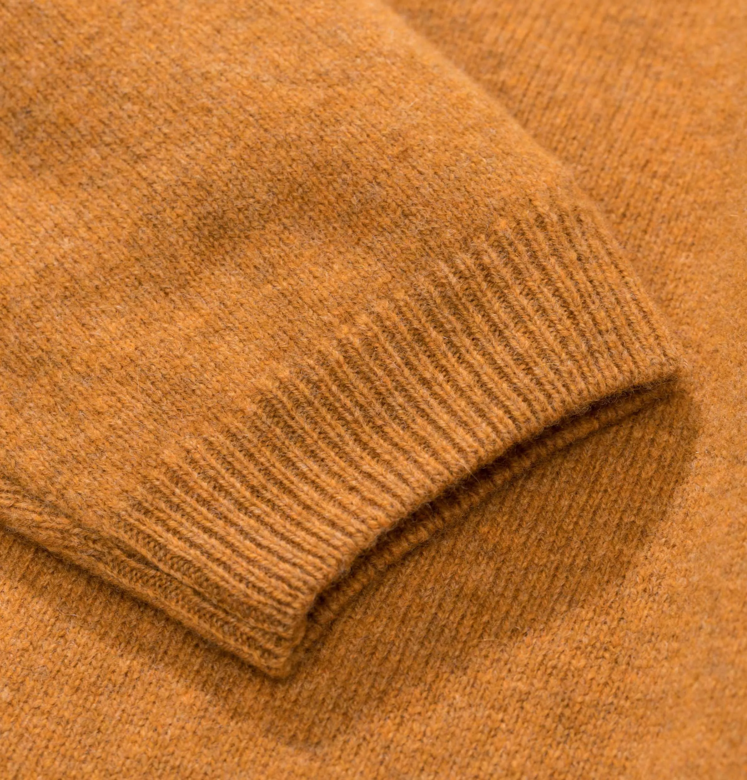 Norse Projects Sigfred Lambswool Jumper – Mustard Yellow