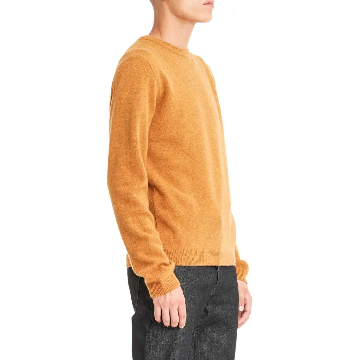 Norse Projects Sigfred Lambswool Jumper – Mustard Yellow