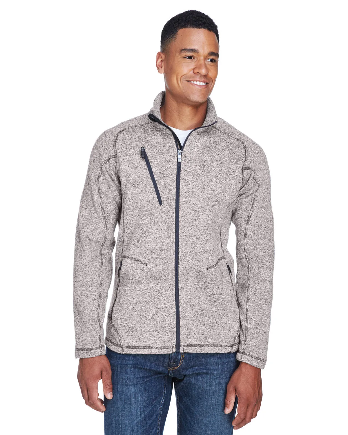 North End 88669 Men's Peak Sweater Fleece Jacket