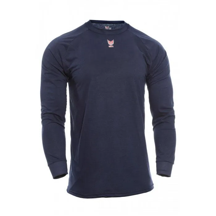 NSA FR Control 2.0 Long Sleeve T-Shirt Navy Reg,