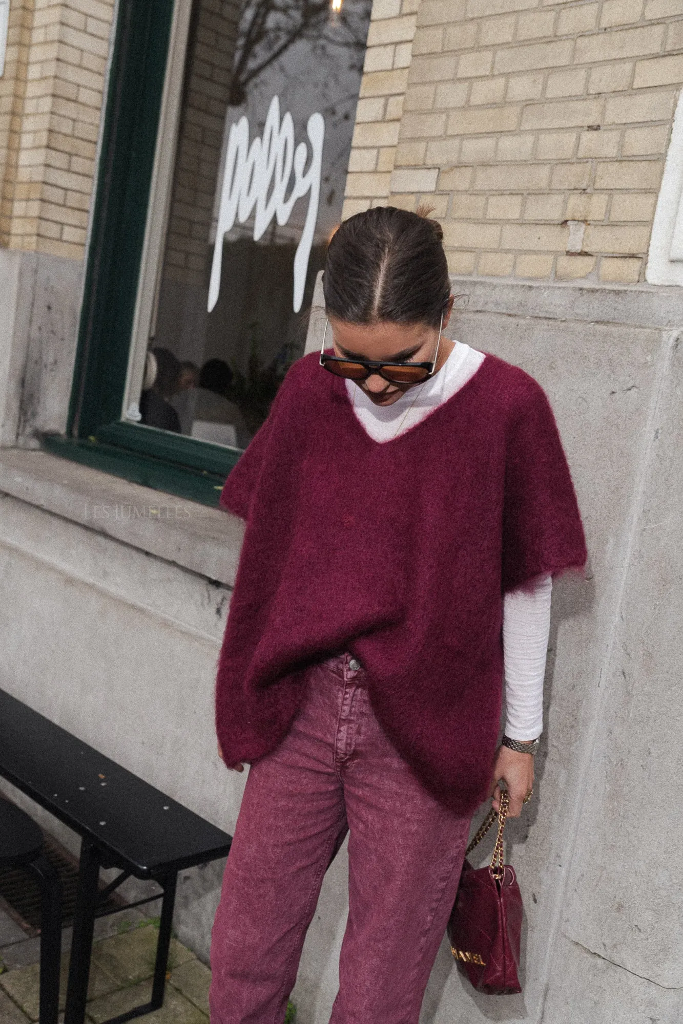 Odile jumper burgundy