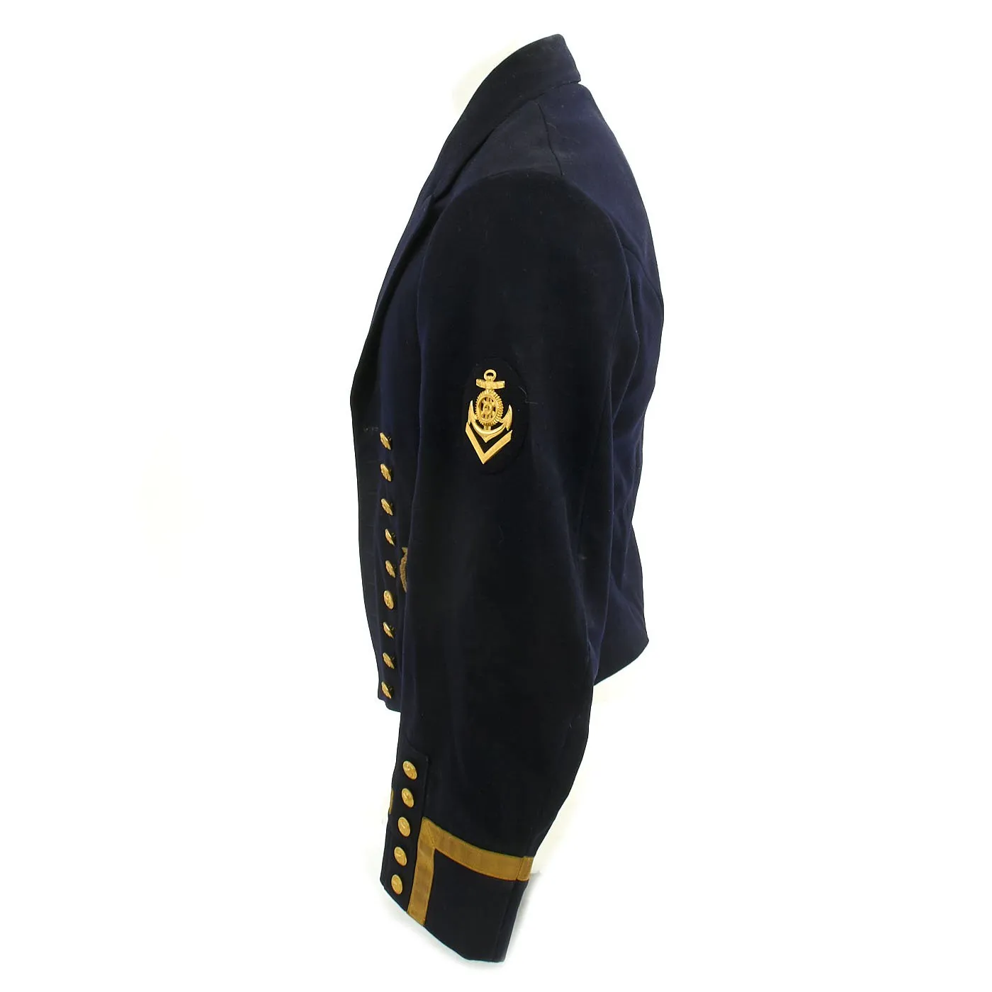 Original German WWII Kriegsmarine Evening Dress Reefer Jacket Uniform - Named Oberbootsmannmaat