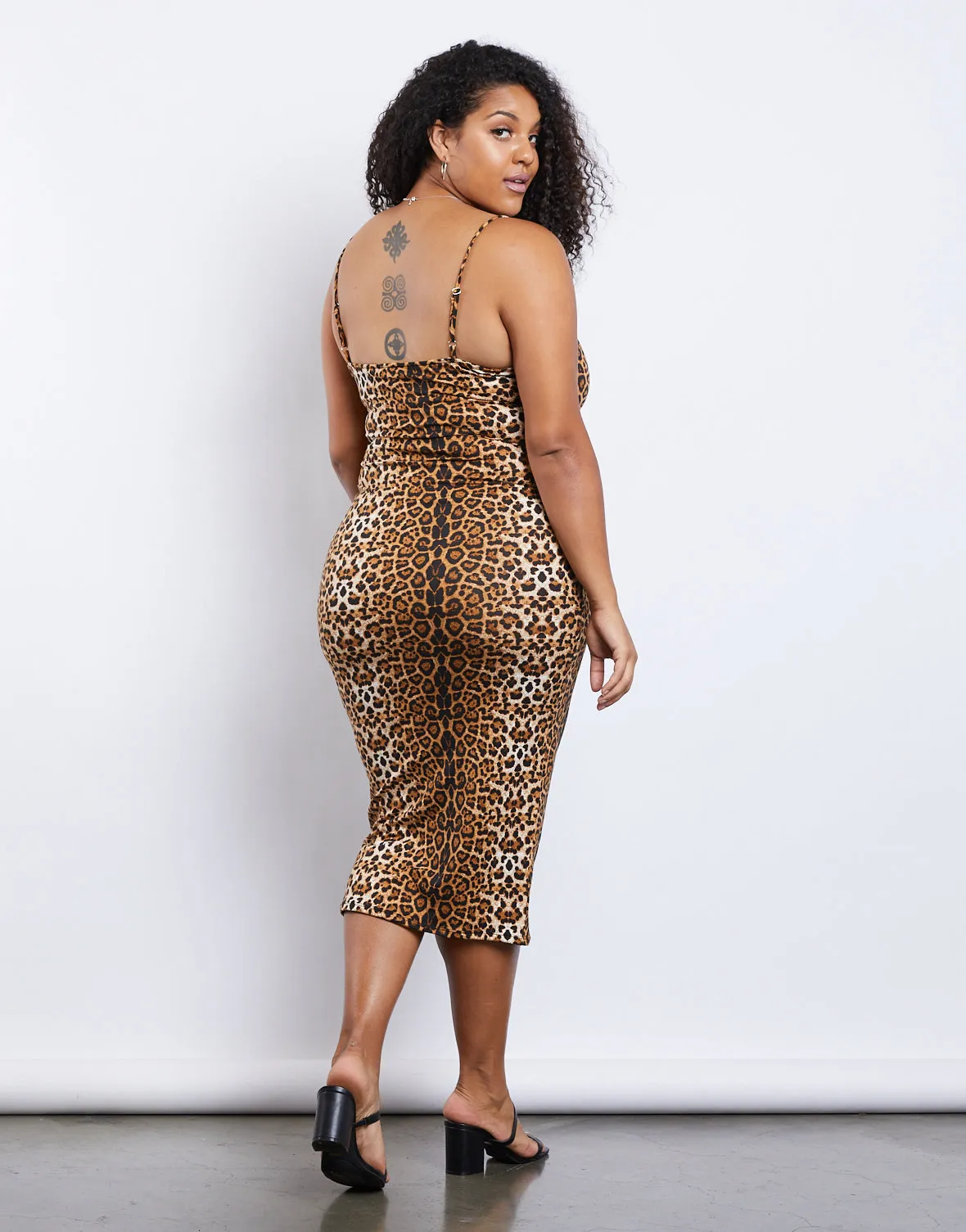 Plus Size Leo Bodycon Dress