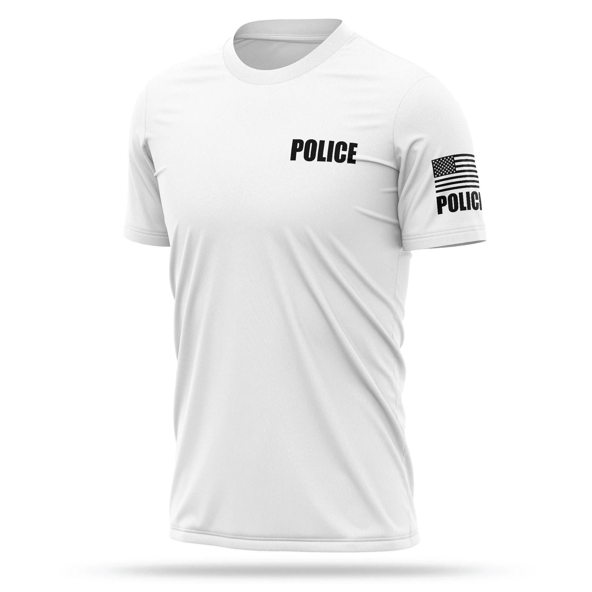 [POLICE] Men's Utility Shirt [WHT/BLK]