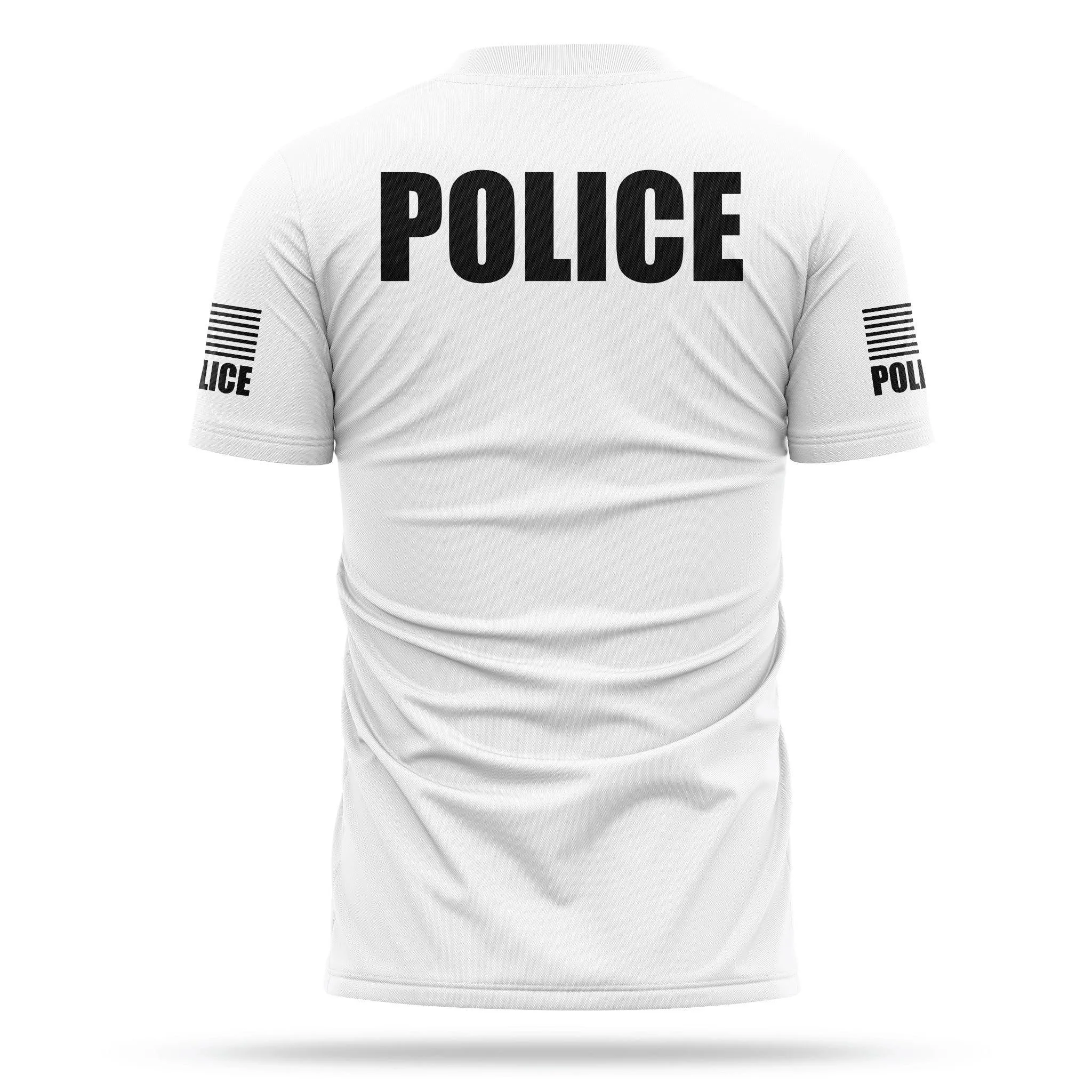 [POLICE] Men's Utility Shirt [WHT/BLK]