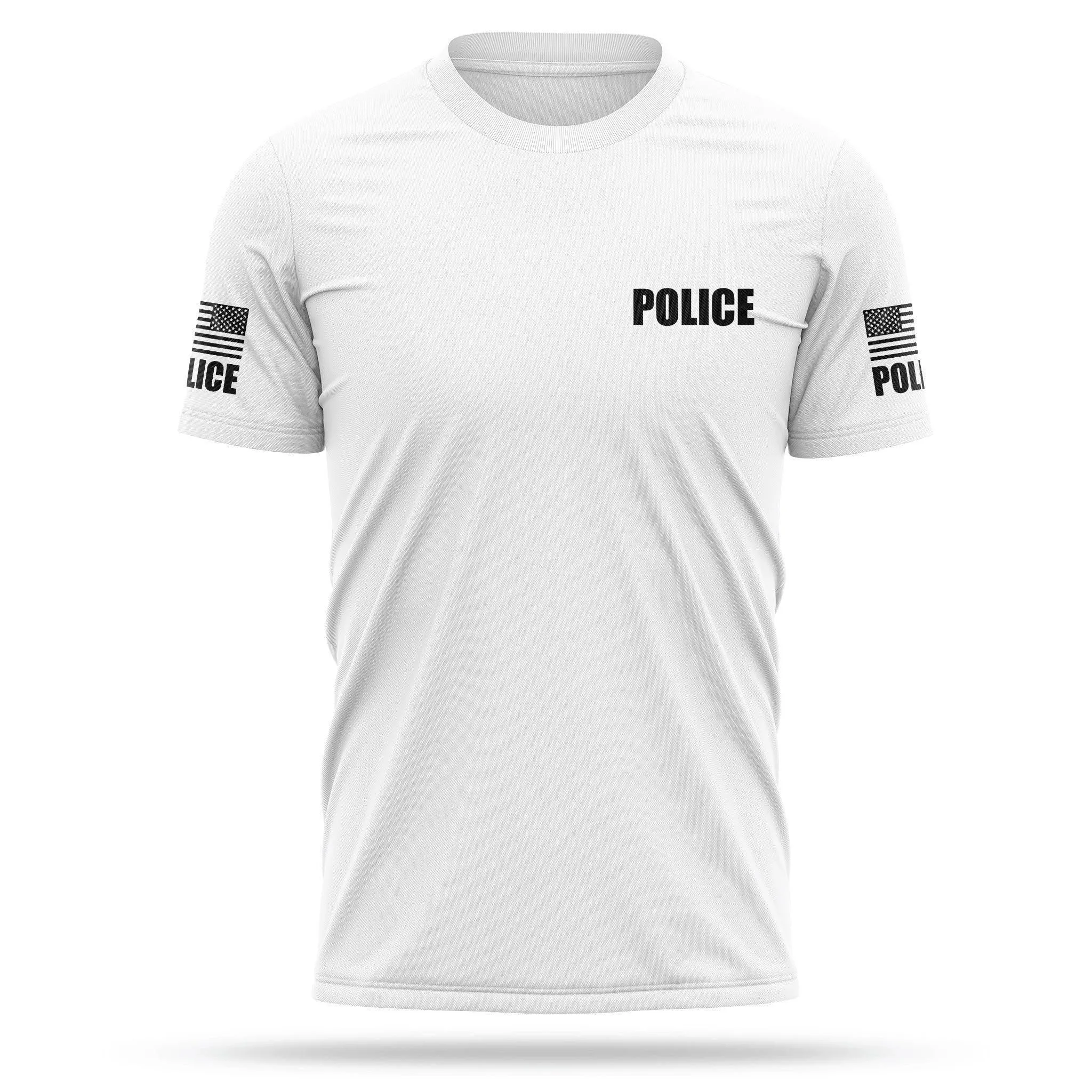 [POLICE] Men's Utility Shirt [WHT/BLK]