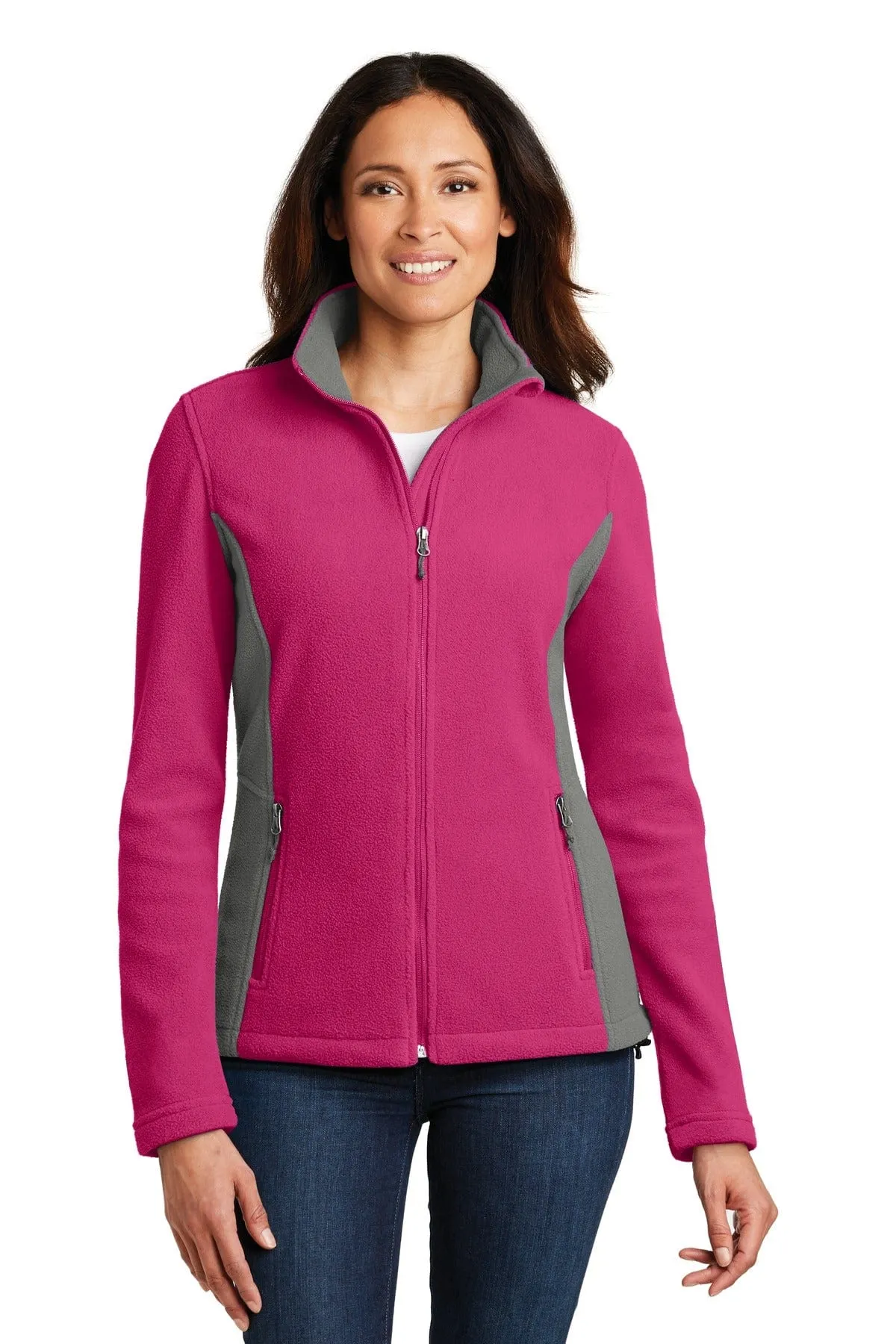 Port Authority ®  Ladies Colorblock Value Fleece Jacket. L216