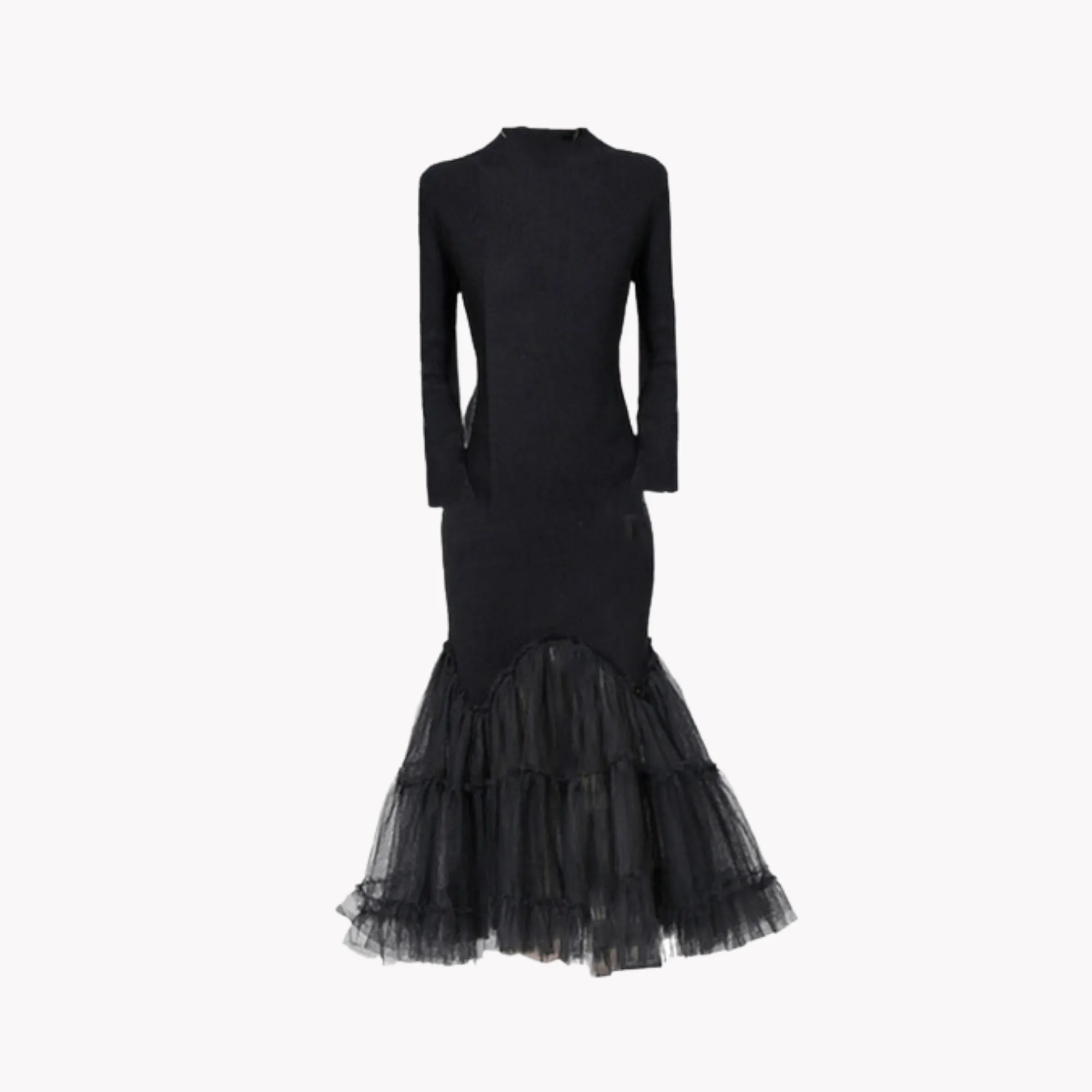 Pre Order:  Knit Ruffle Dress