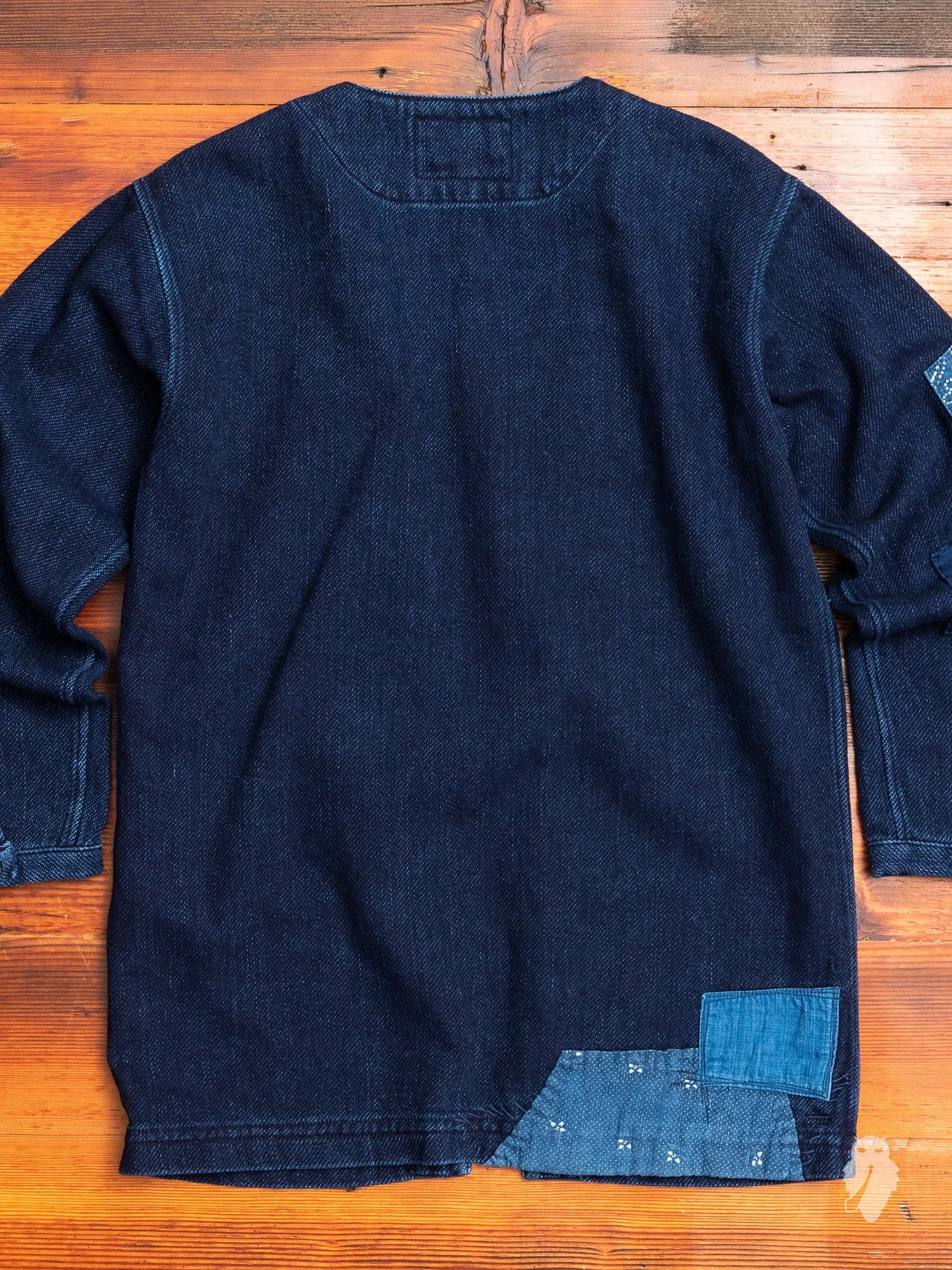 "10th Anniversary" Haori Sashiko Shirt in Washed Indigo