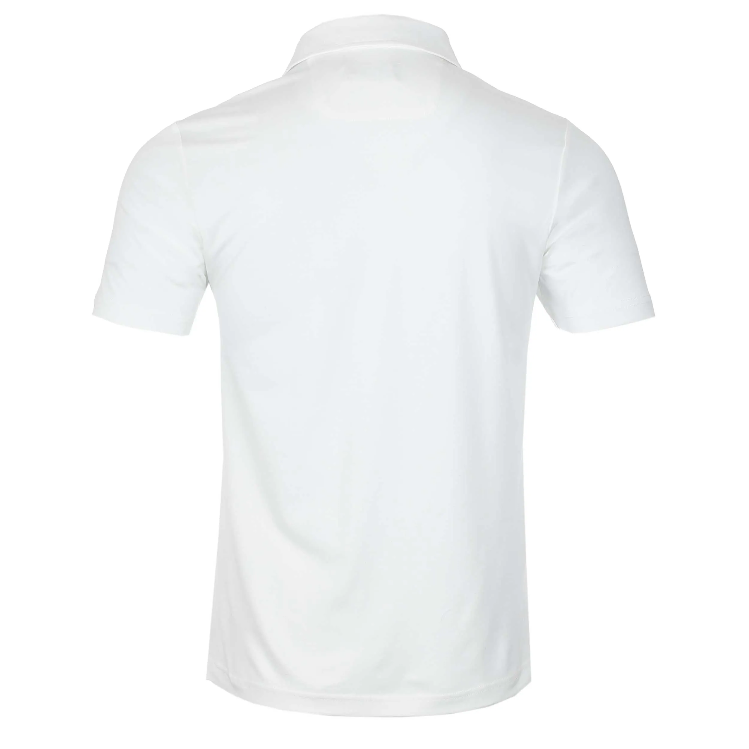 Remus Uomo Basic Tencel Cotton Polo Shirt in White