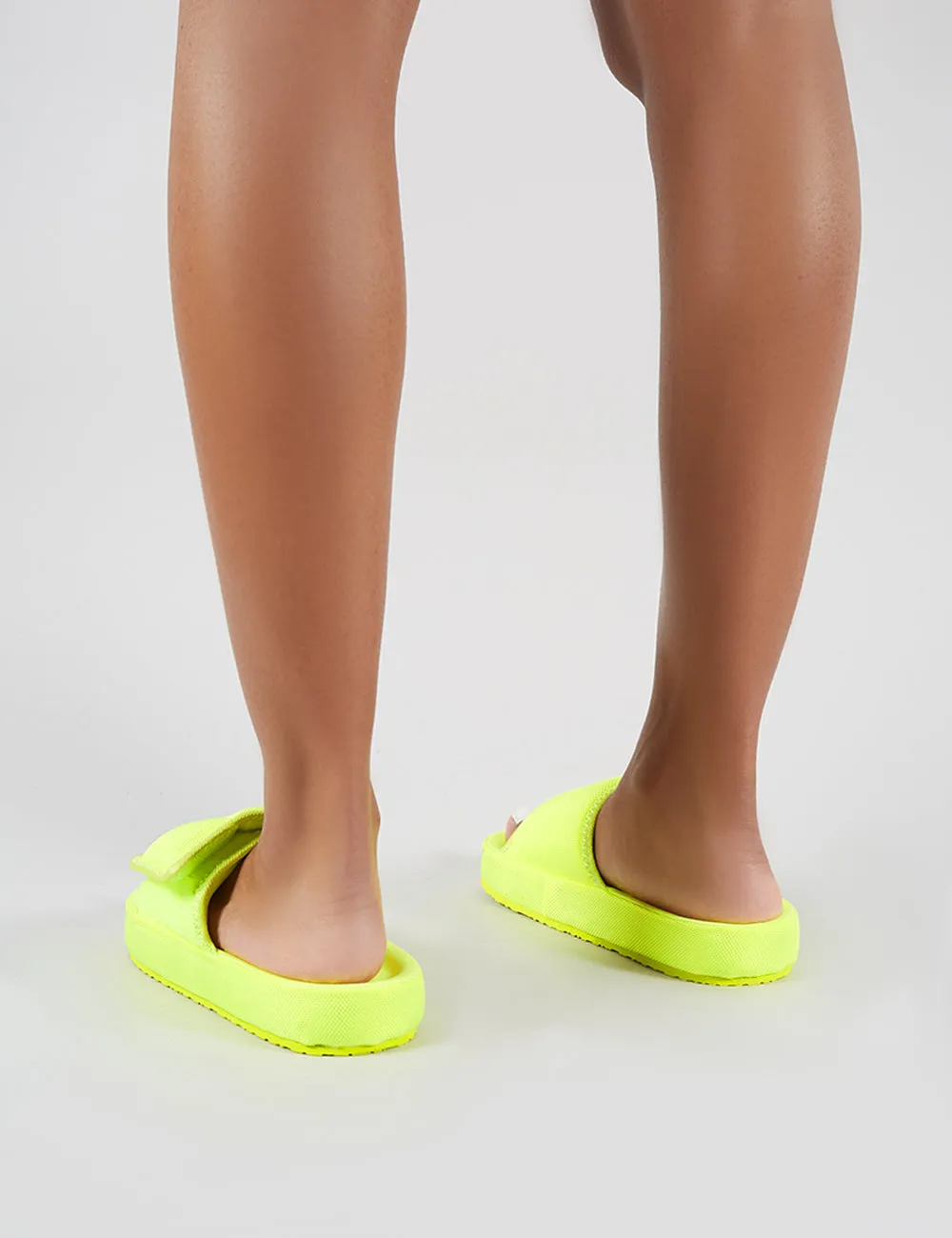 Revel Sliders in Neon Yellow