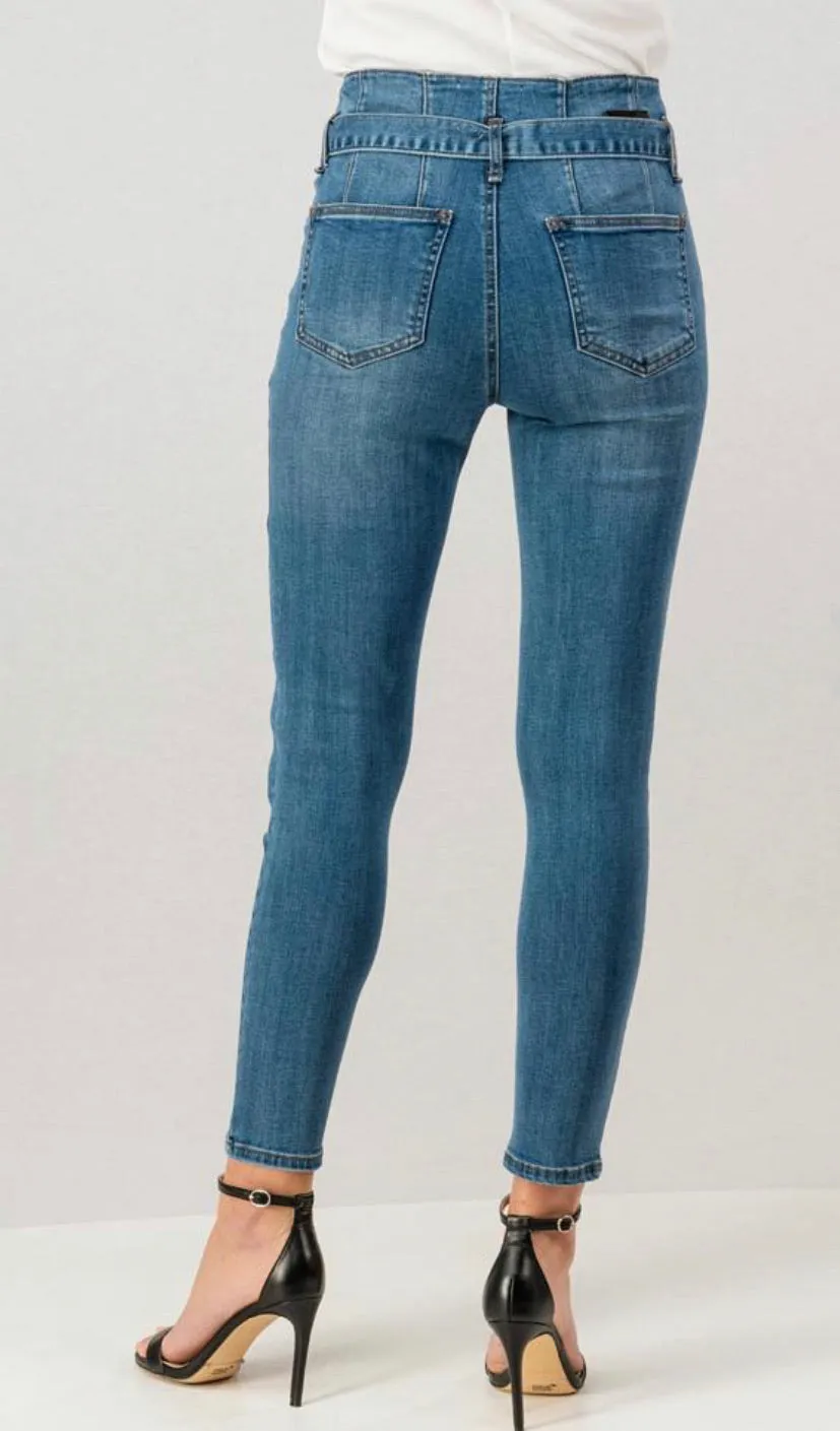 Ribbon Tie Jeans