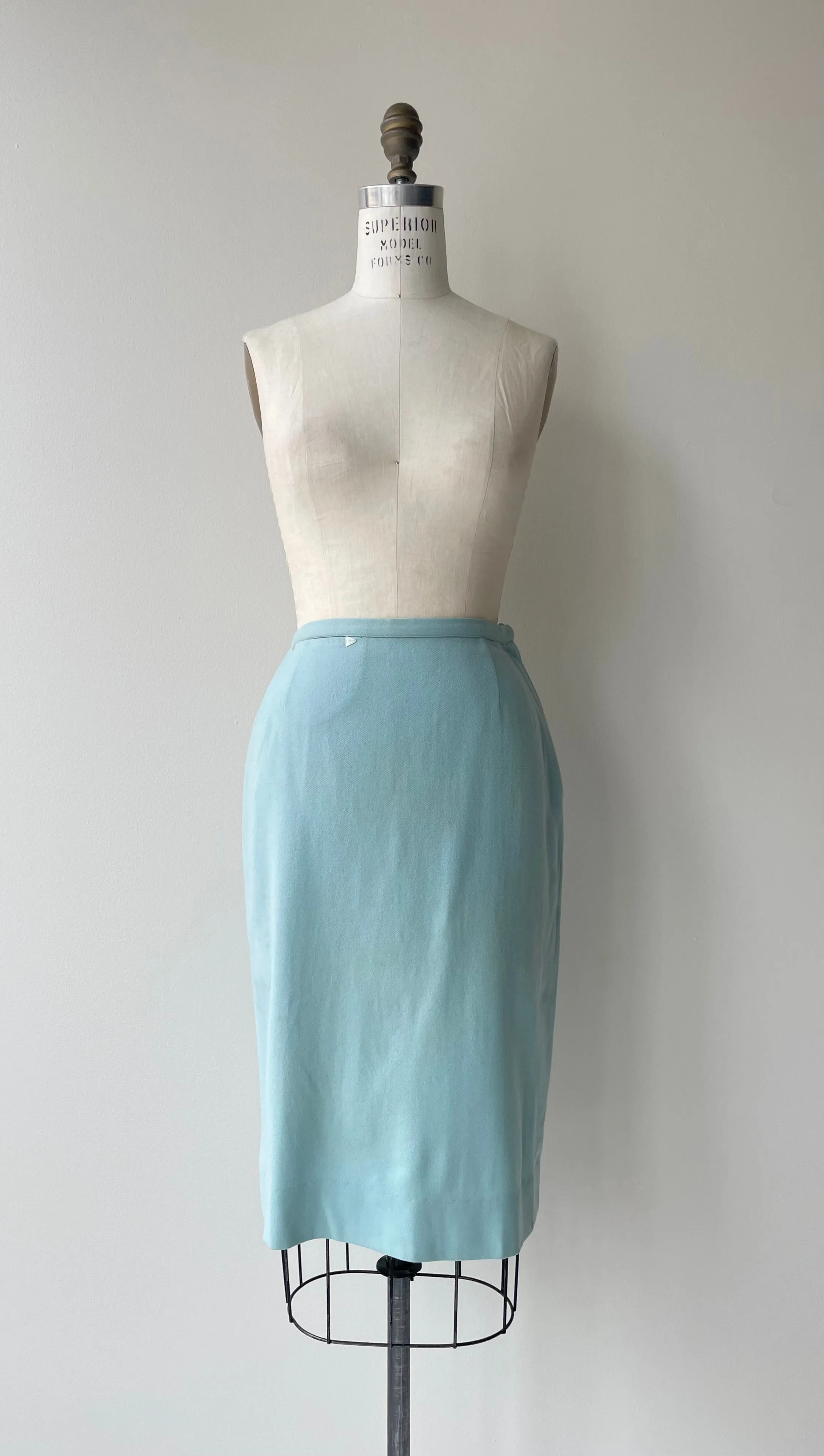 Robin's Egg 1950s Skirt