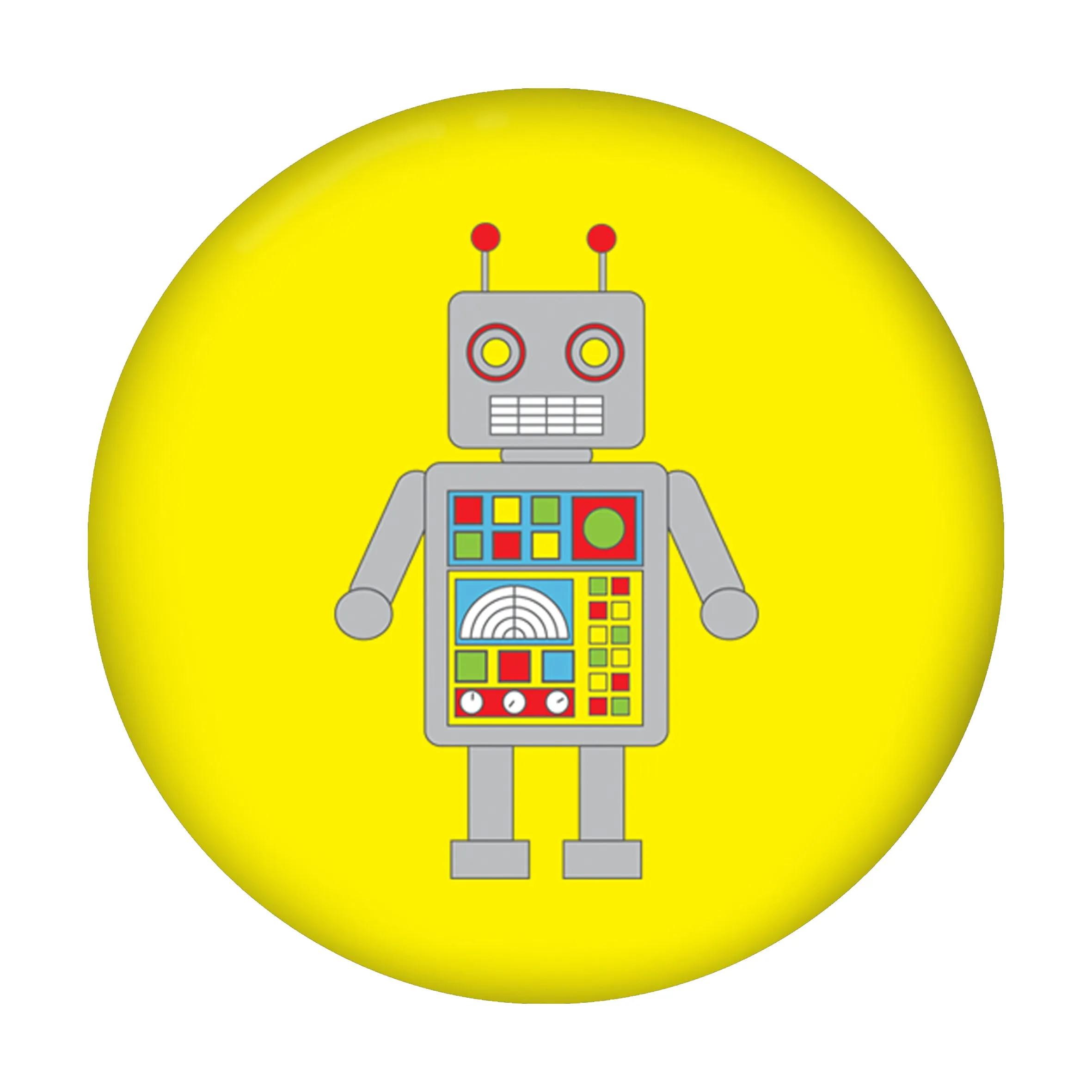 Robot - Button Badge