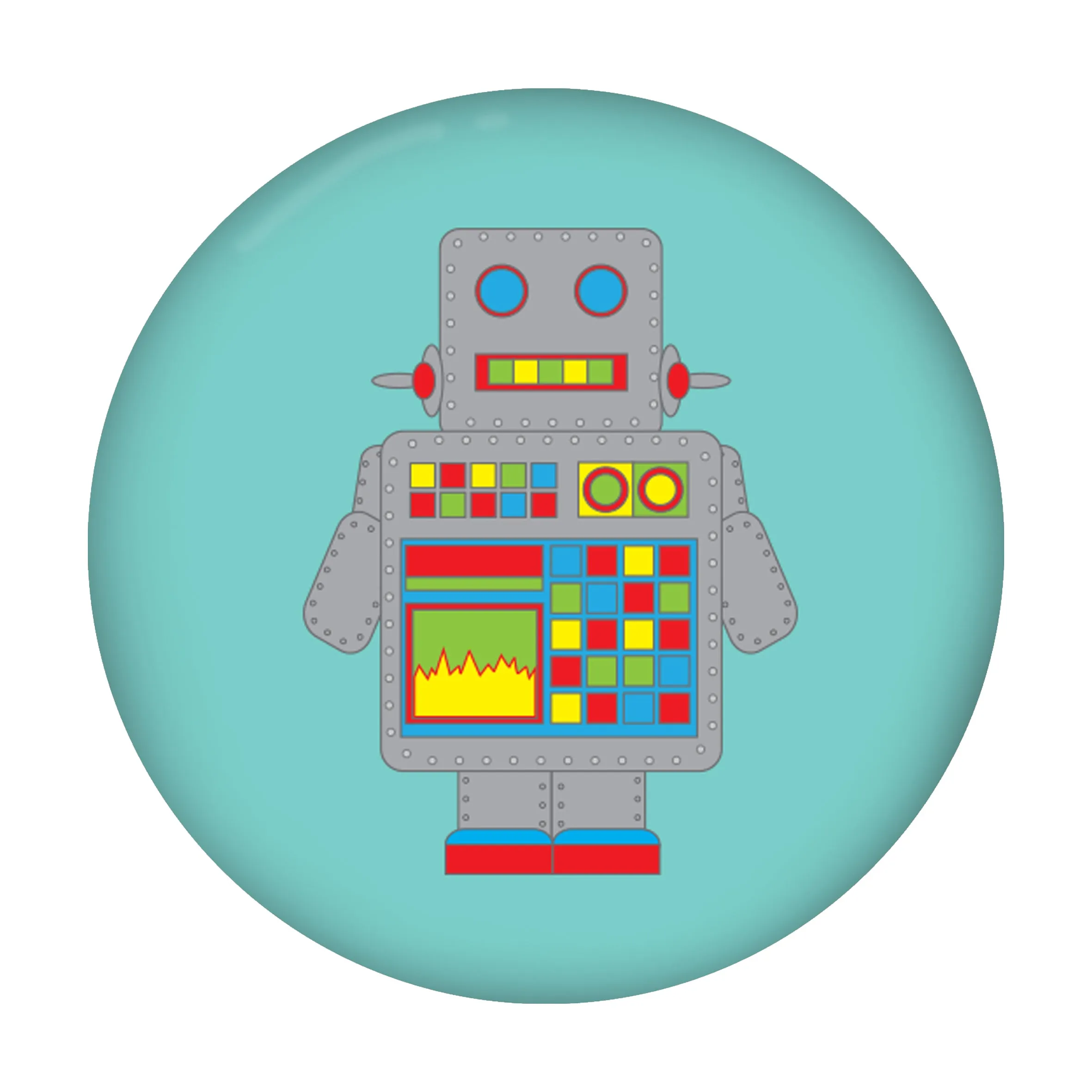 Robot - Button Badge