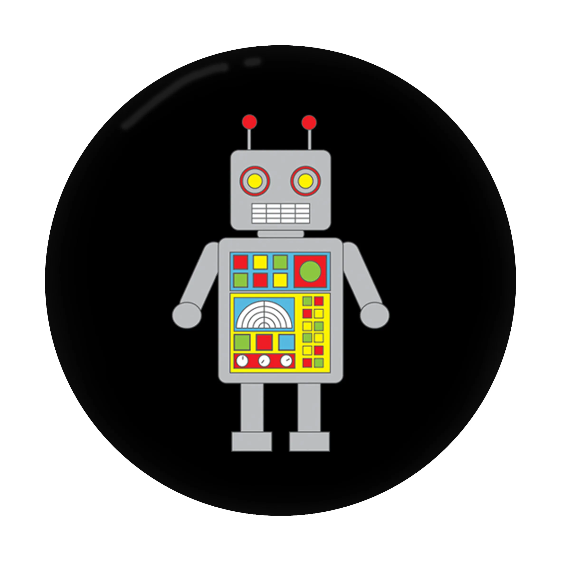 Robot - Button Badge