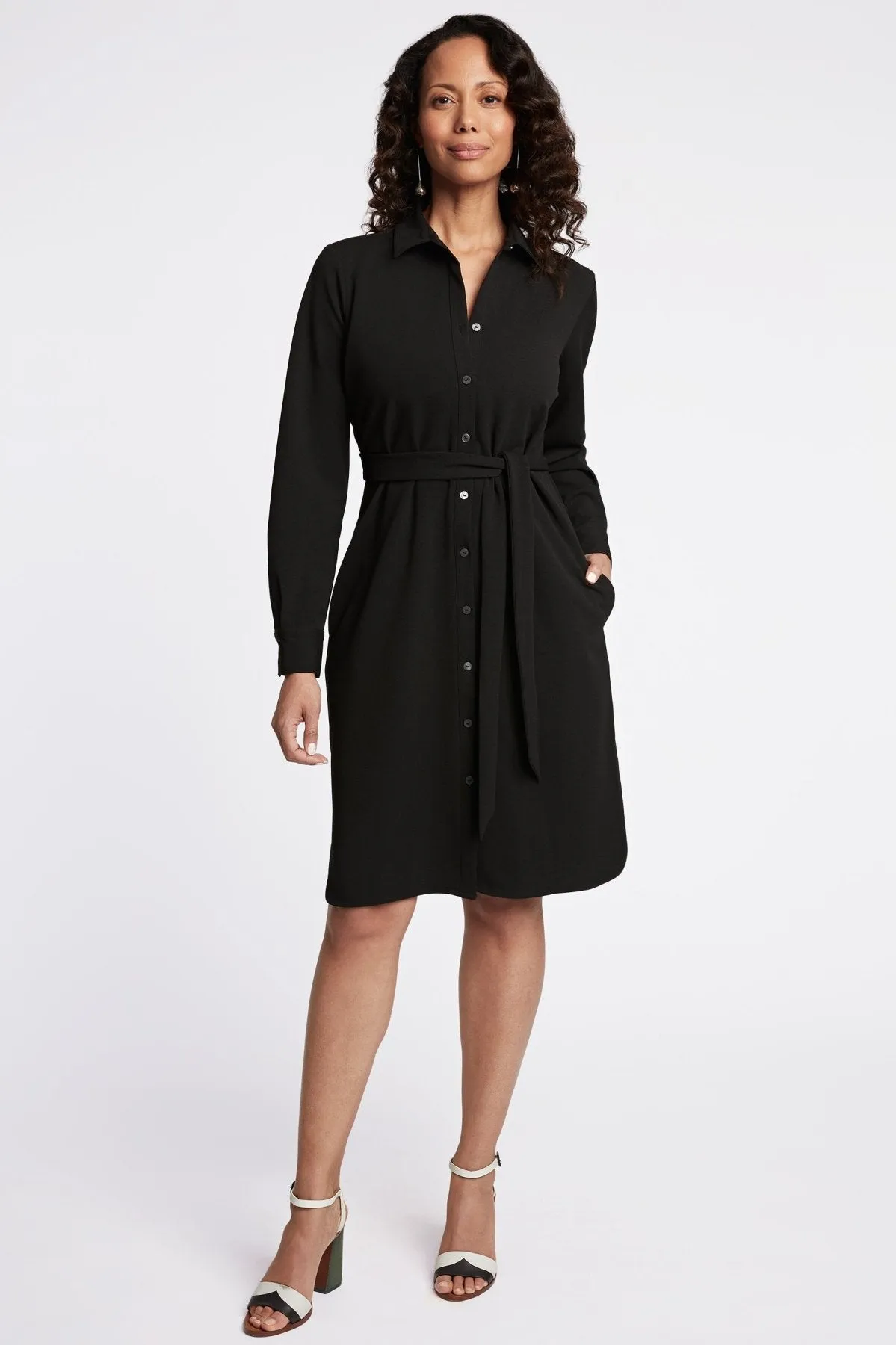 Rocca Knit Crepe Dress