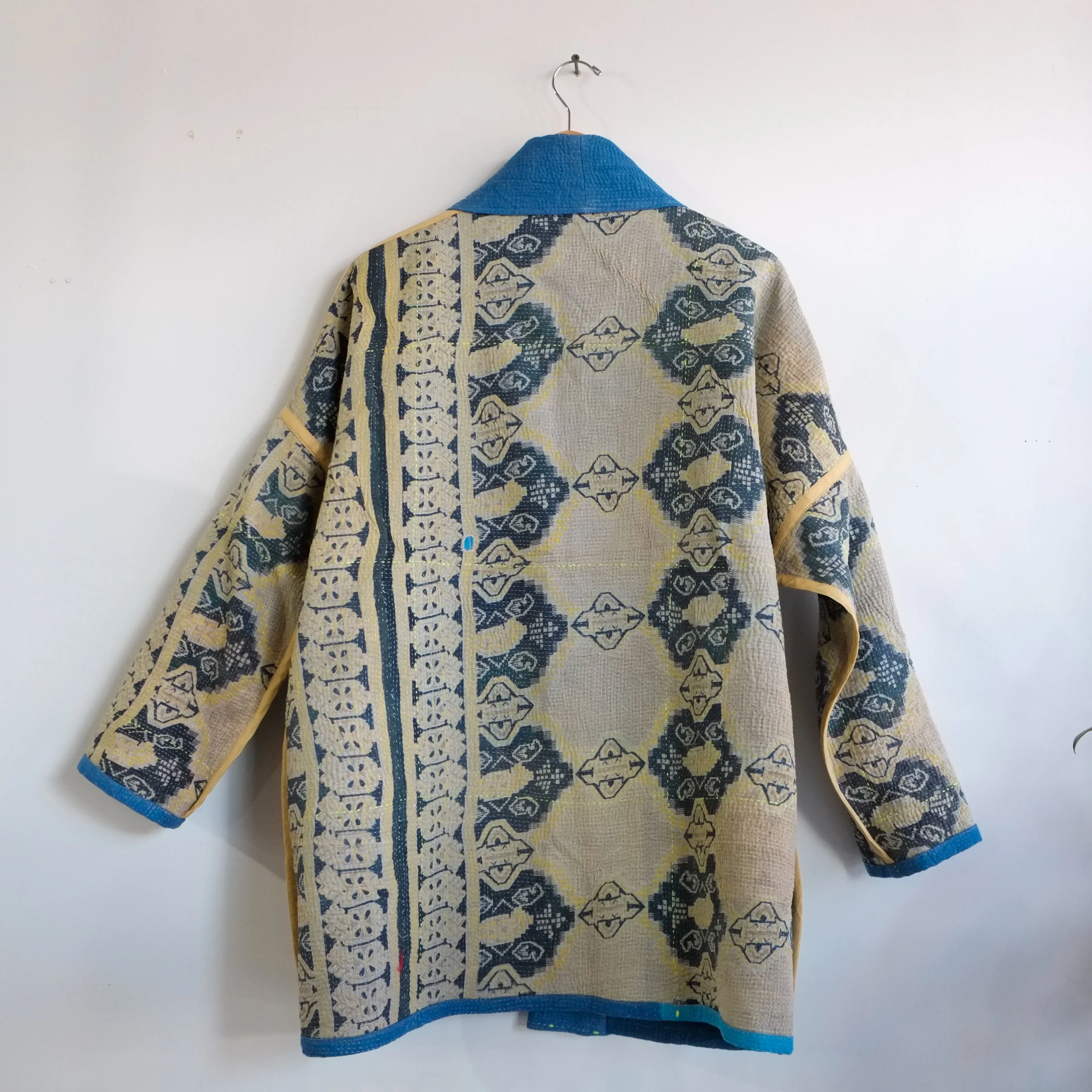 S Blue with Neon Embroidery Anoushka Jacket LL075