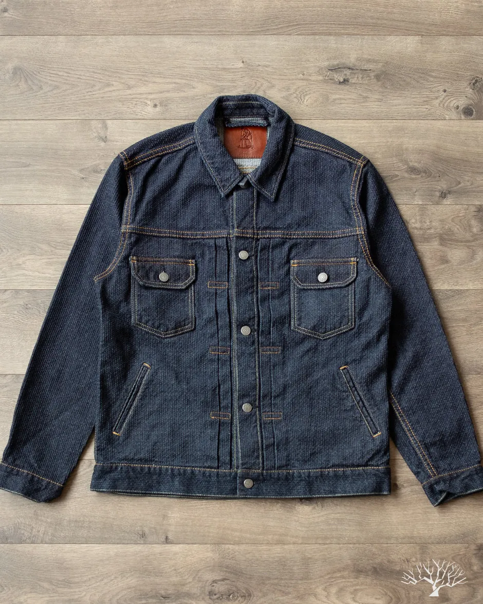 Sashiko Type 2 Jacket - Indigo x Indigo