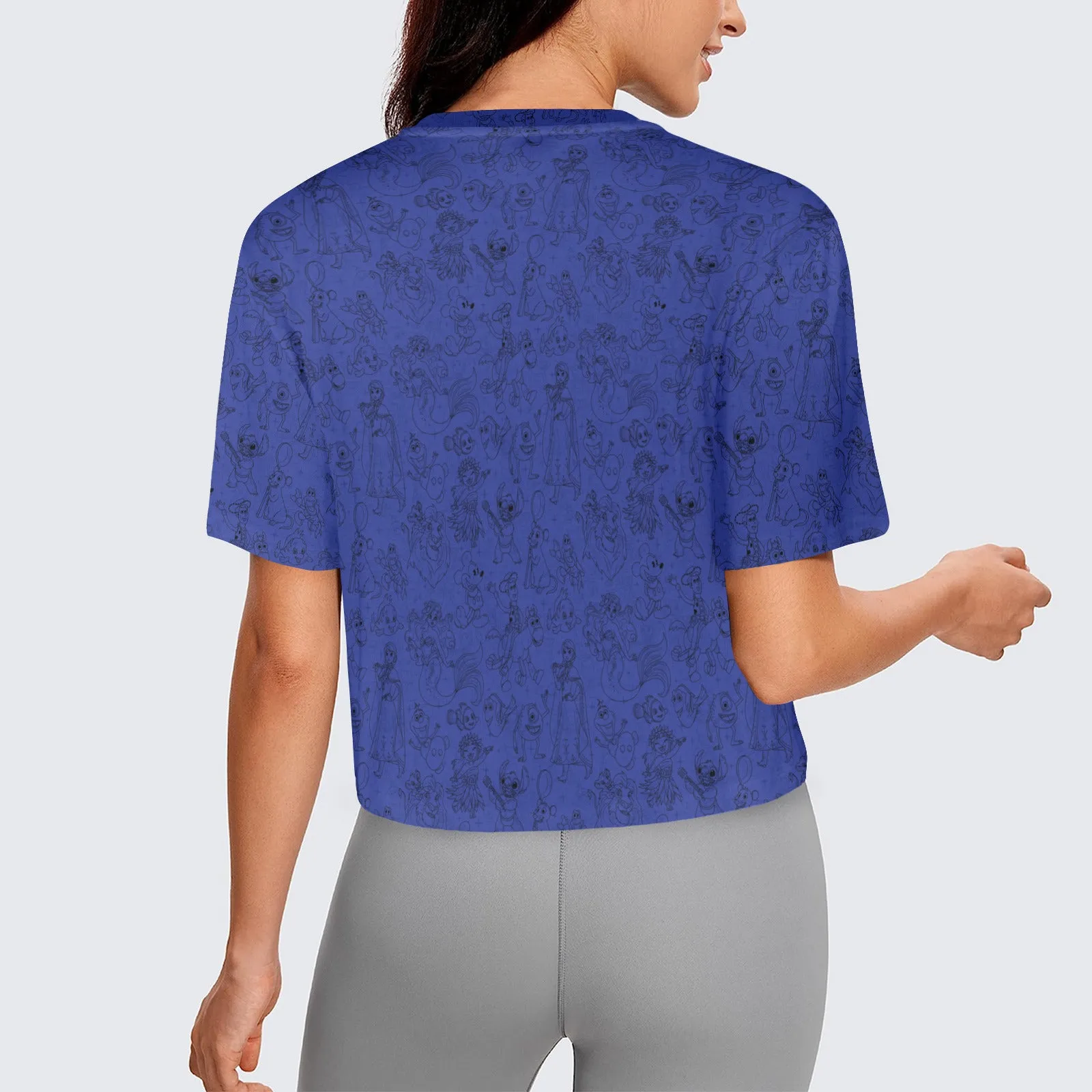 Sketches Women's Cropped T-shirt