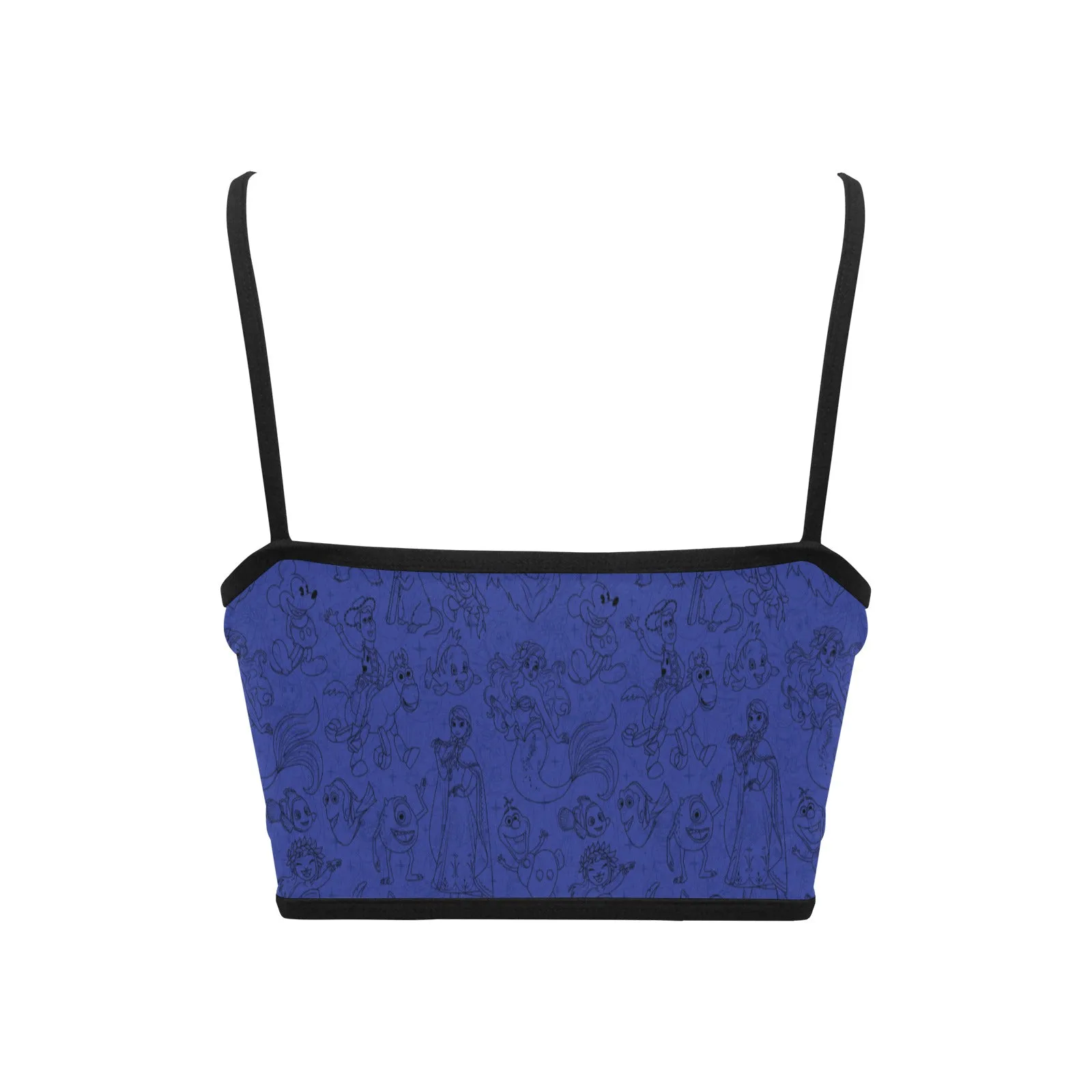 Sketches Women's Spaghetti Strap Crop Top