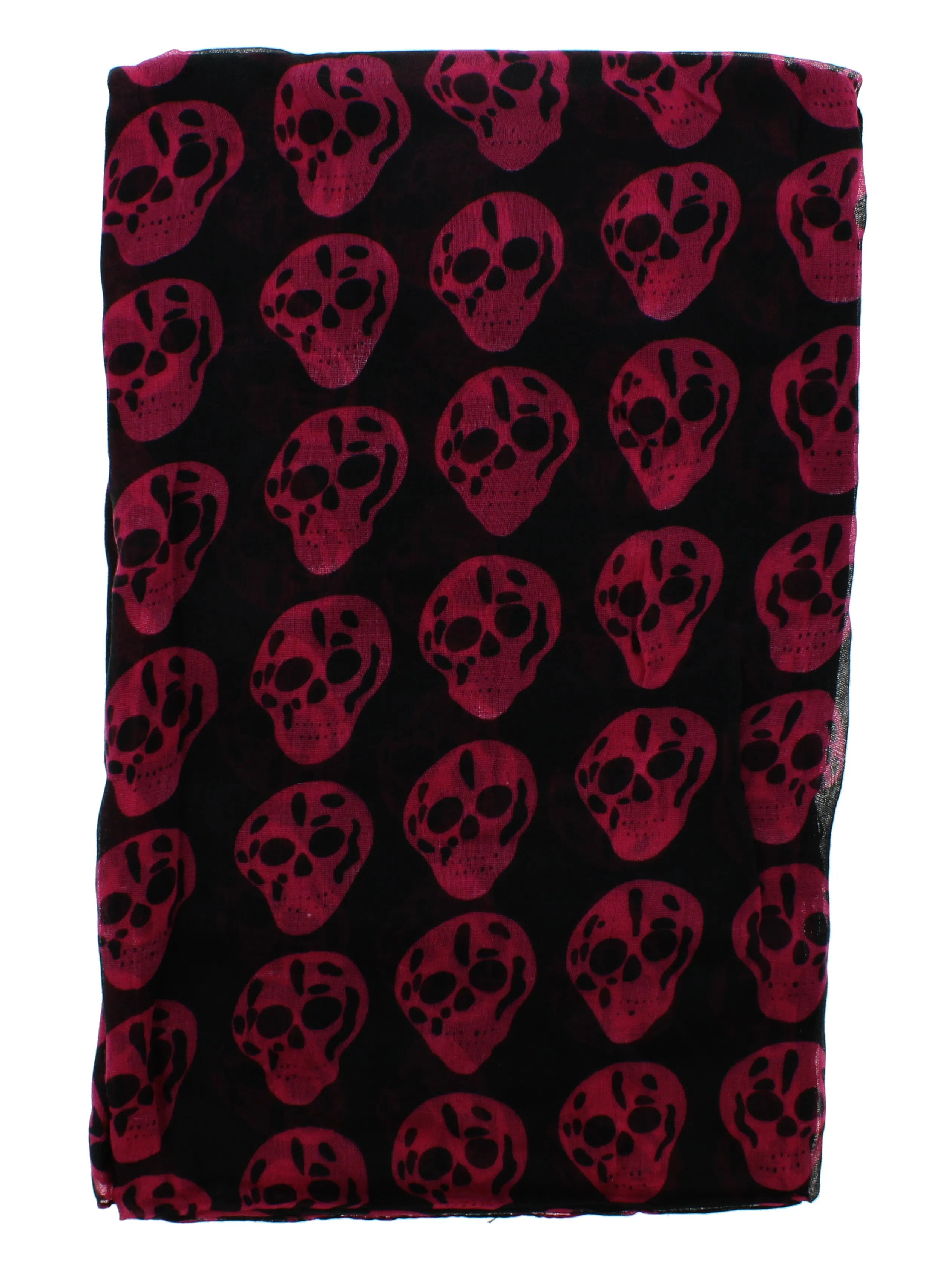 Skull Print Scarf