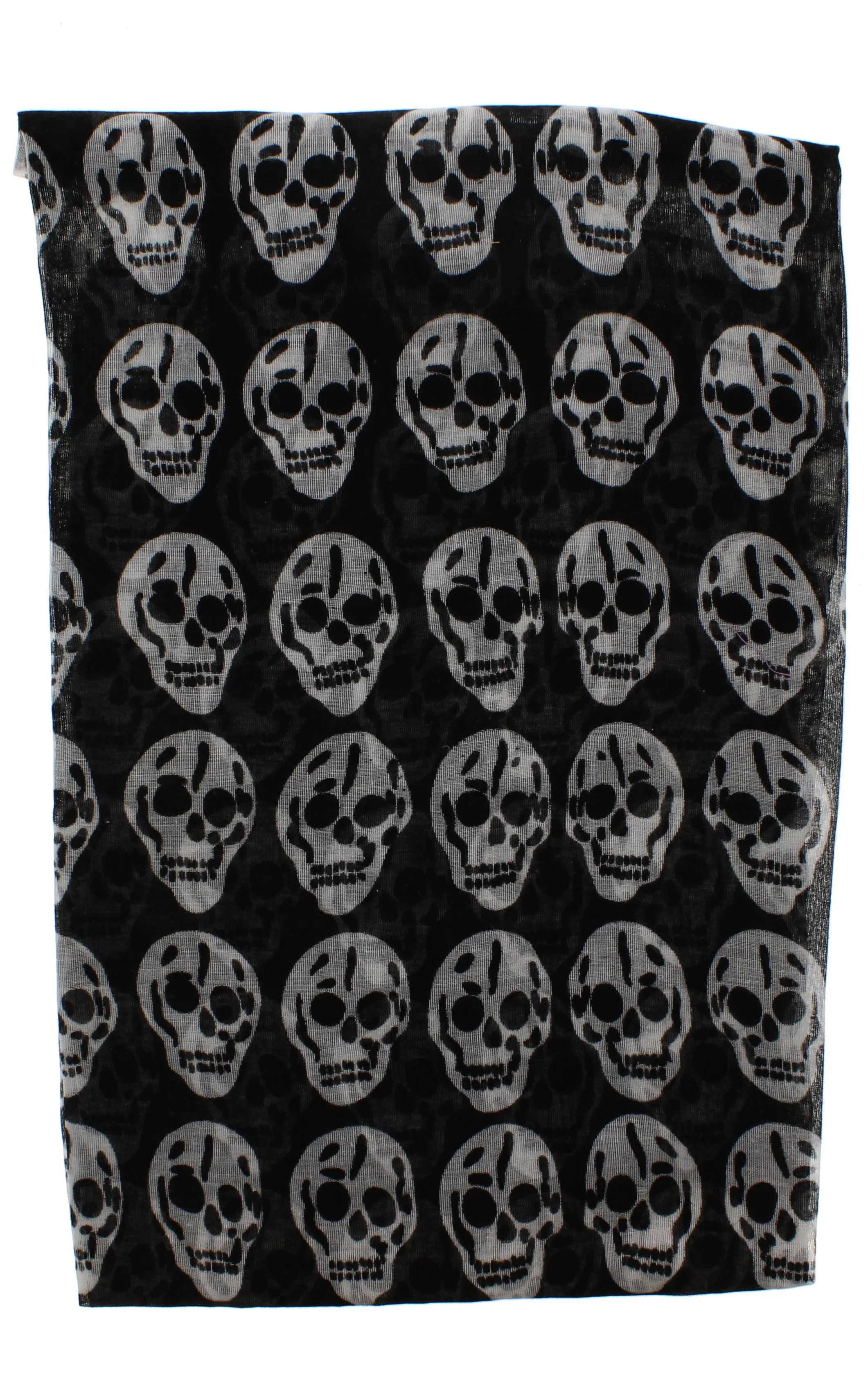 Skull Print Scarf