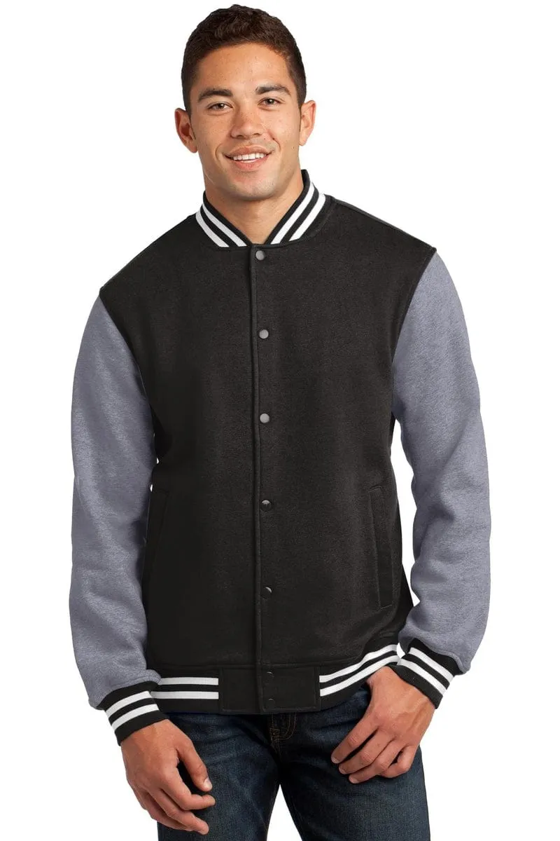 Sport-Tek ST270: Fleece Letterman Jacket