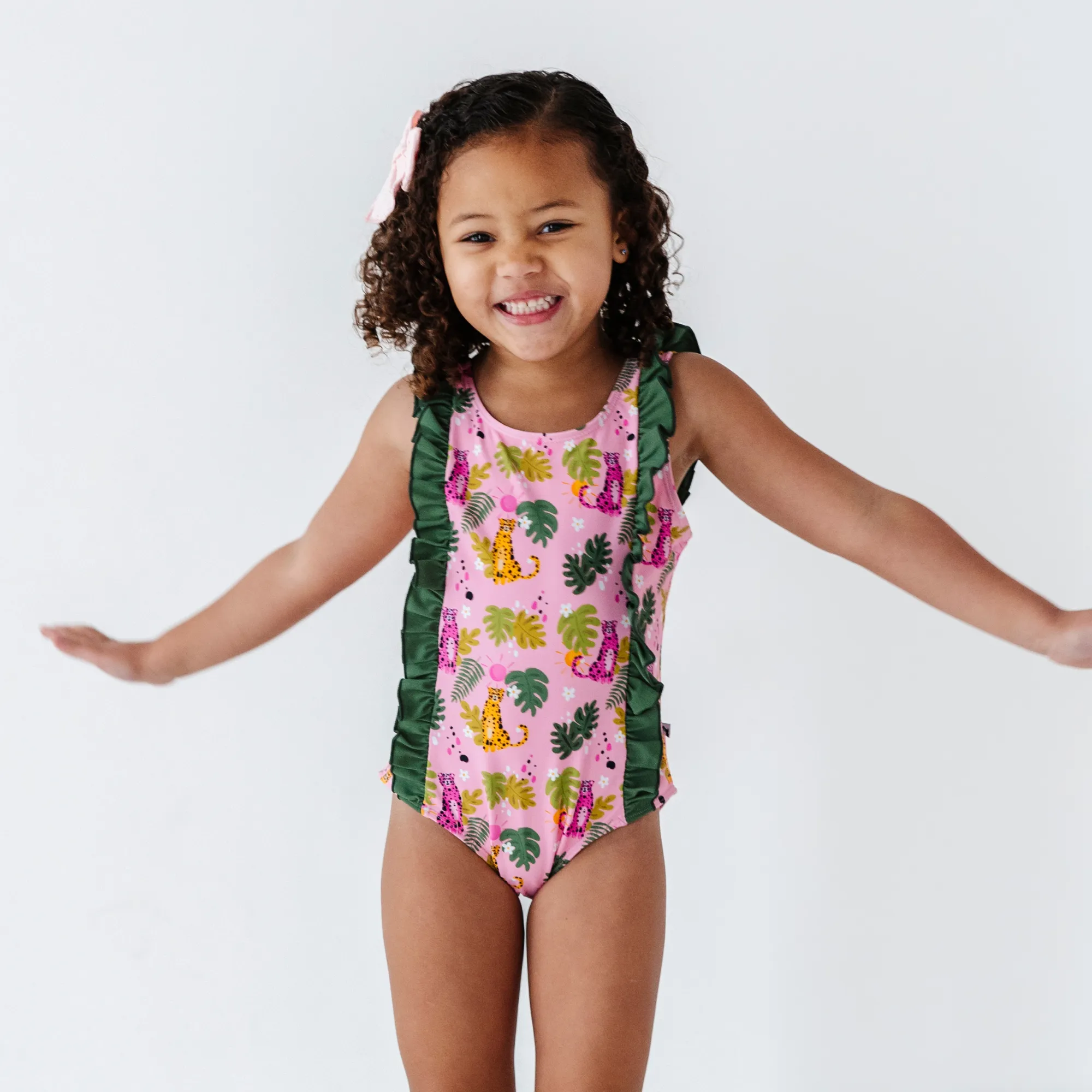 Spot On Cheetah Girls Swimsuit With Ruffle