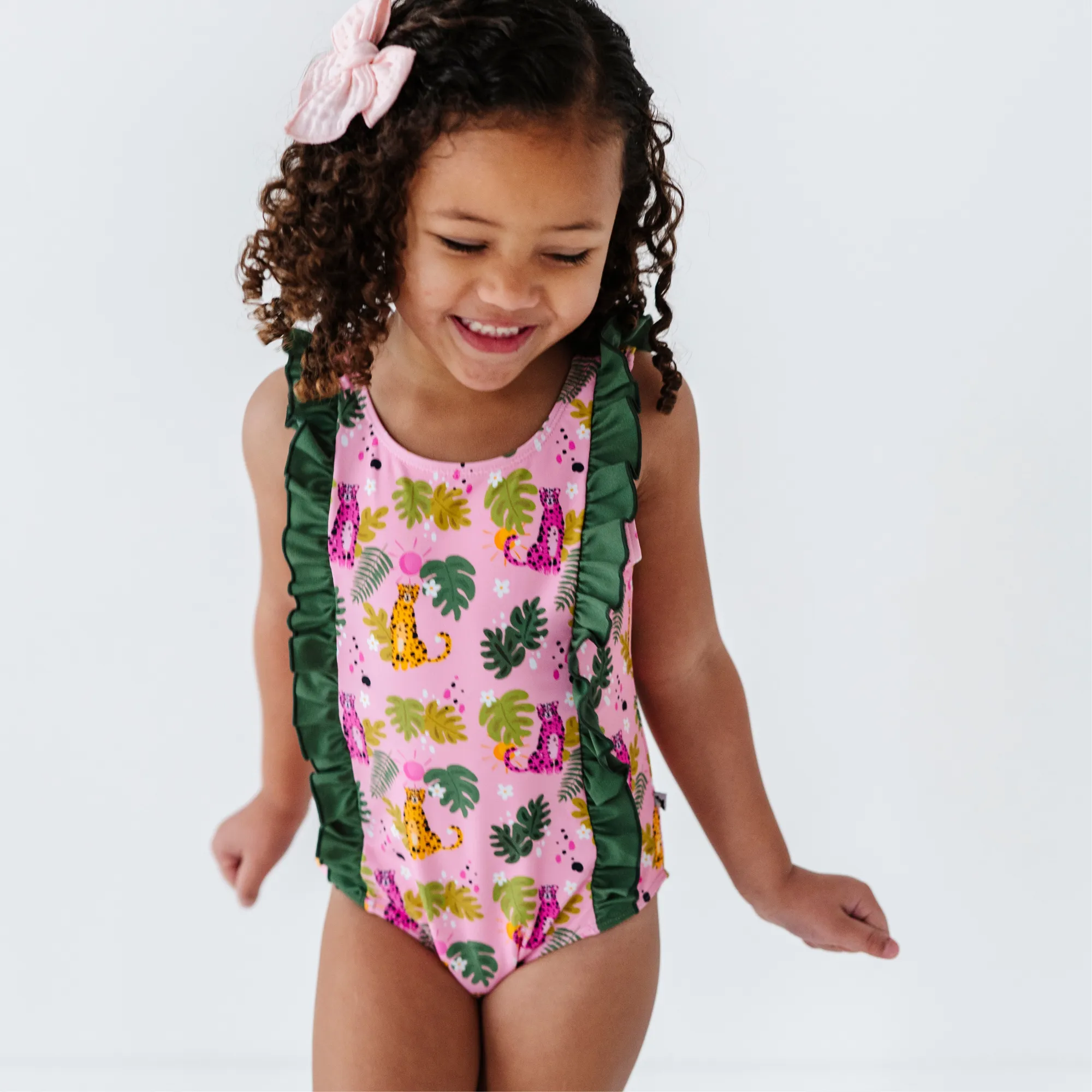 Spot On Cheetah Girls Swimsuit With Ruffle