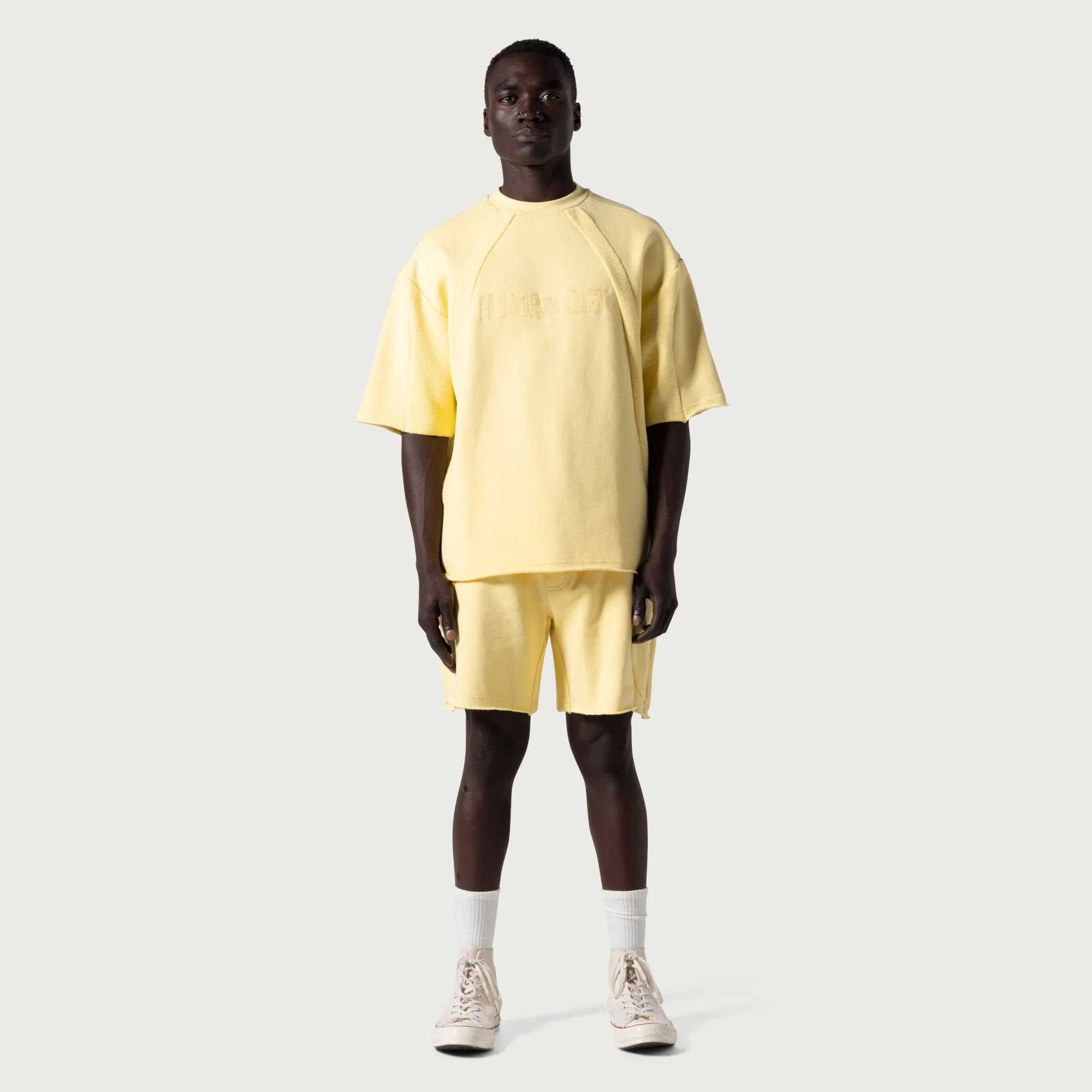 S/S Panel Terry Jumper - Yellow