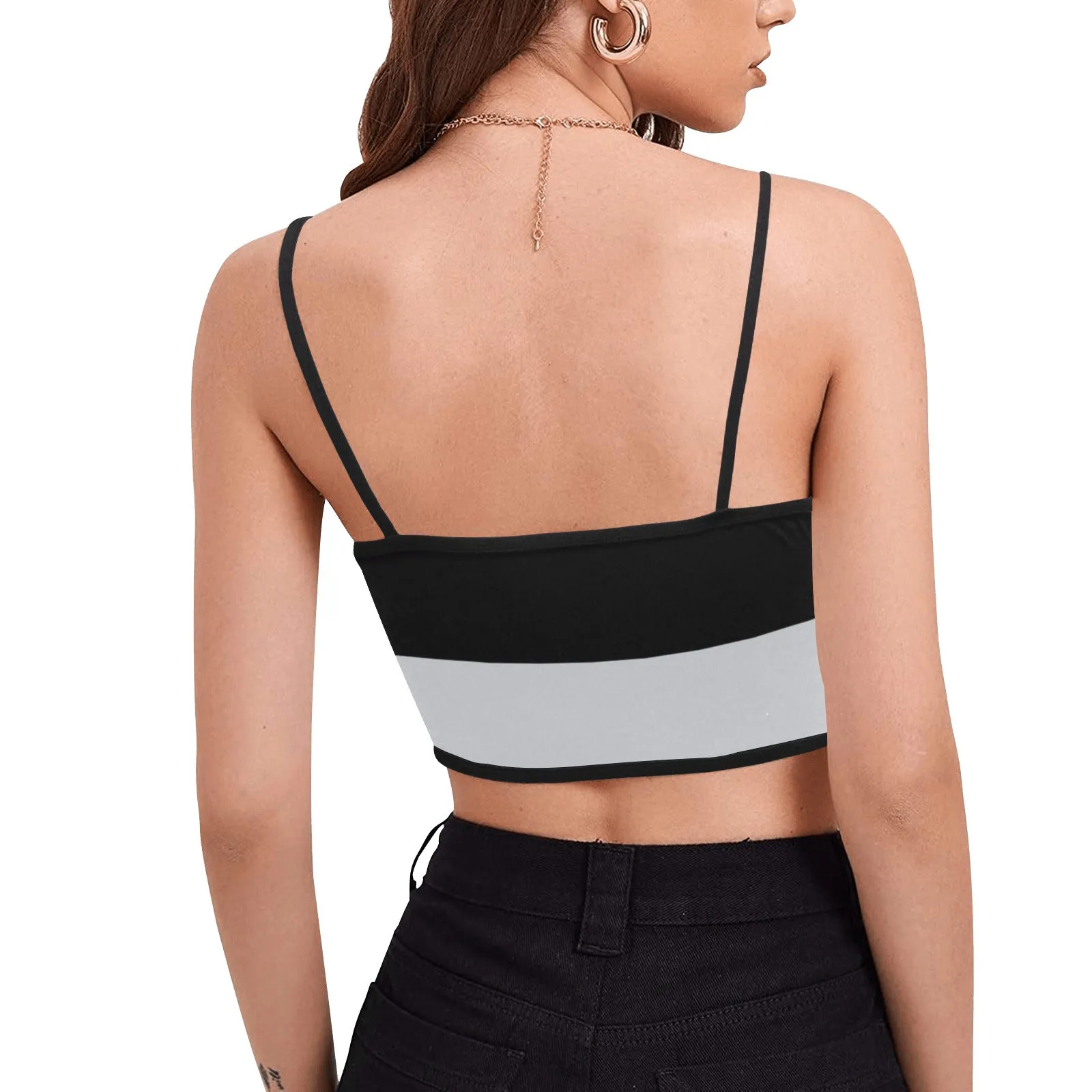 Steamboat Mickey Women's Spaghetti Strap Crop Top