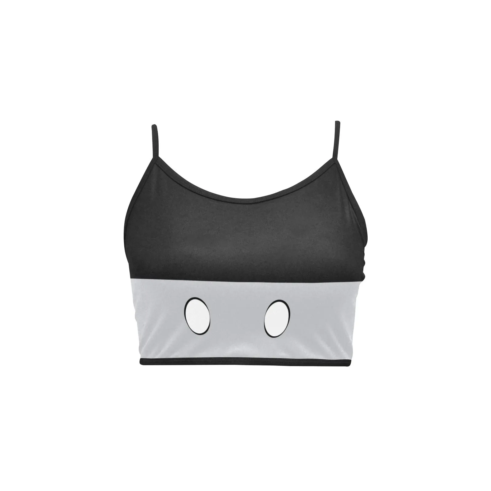 Steamboat Mickey Women's Spaghetti Strap Crop Top