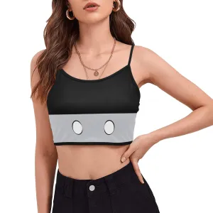 Steamboat Mickey Women's Spaghetti Strap Crop Top