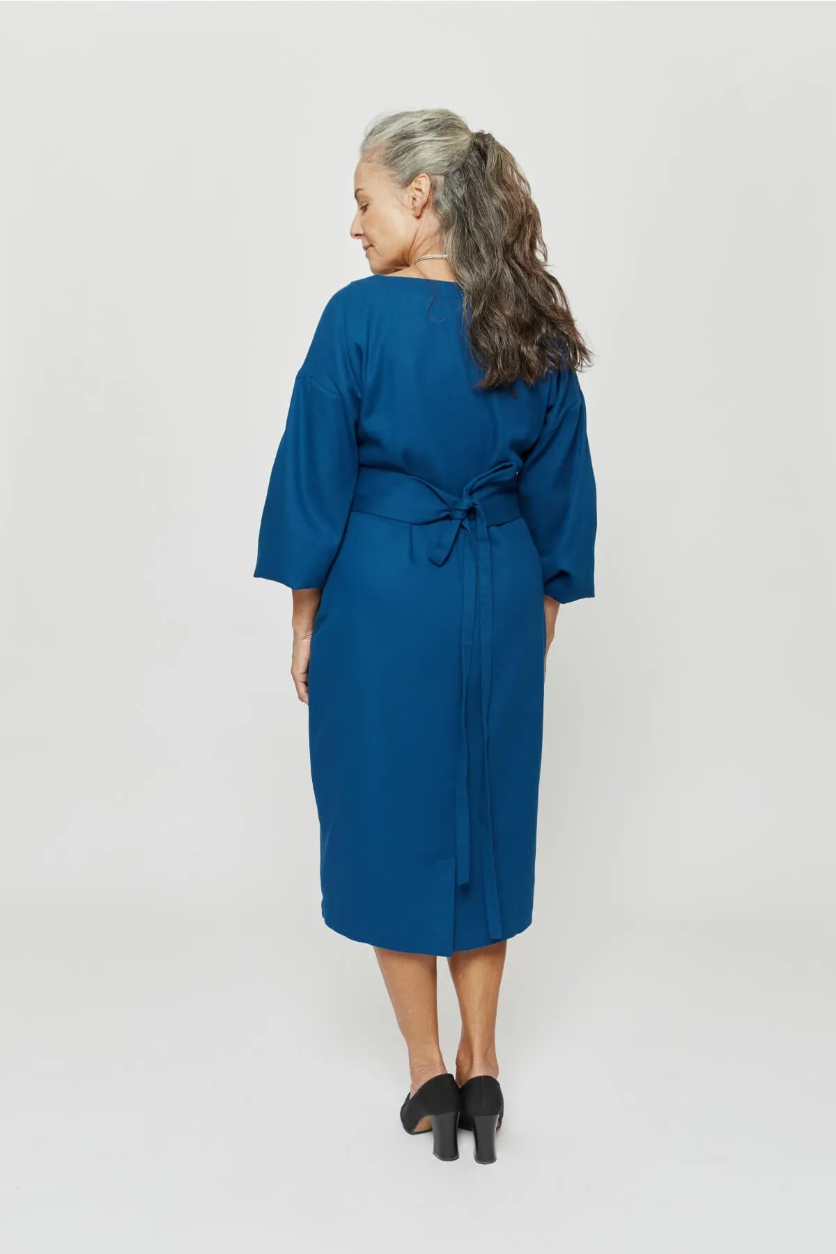 Stefanie Dress Petrol Blue