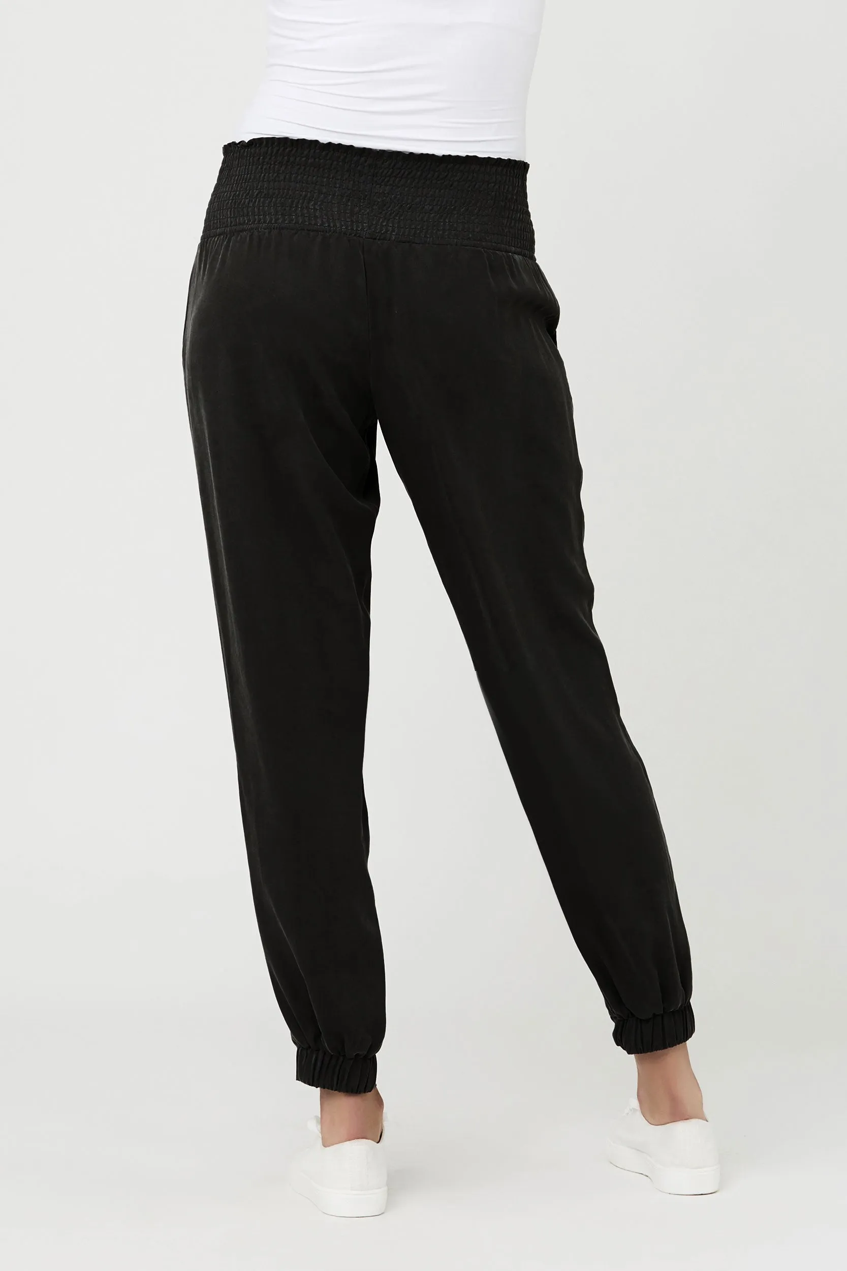 Sustainable Tencel Off Duty Pant Black Ripe