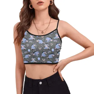 Thanks For Noticing Me Women's Spaghetti Strap Crop Top