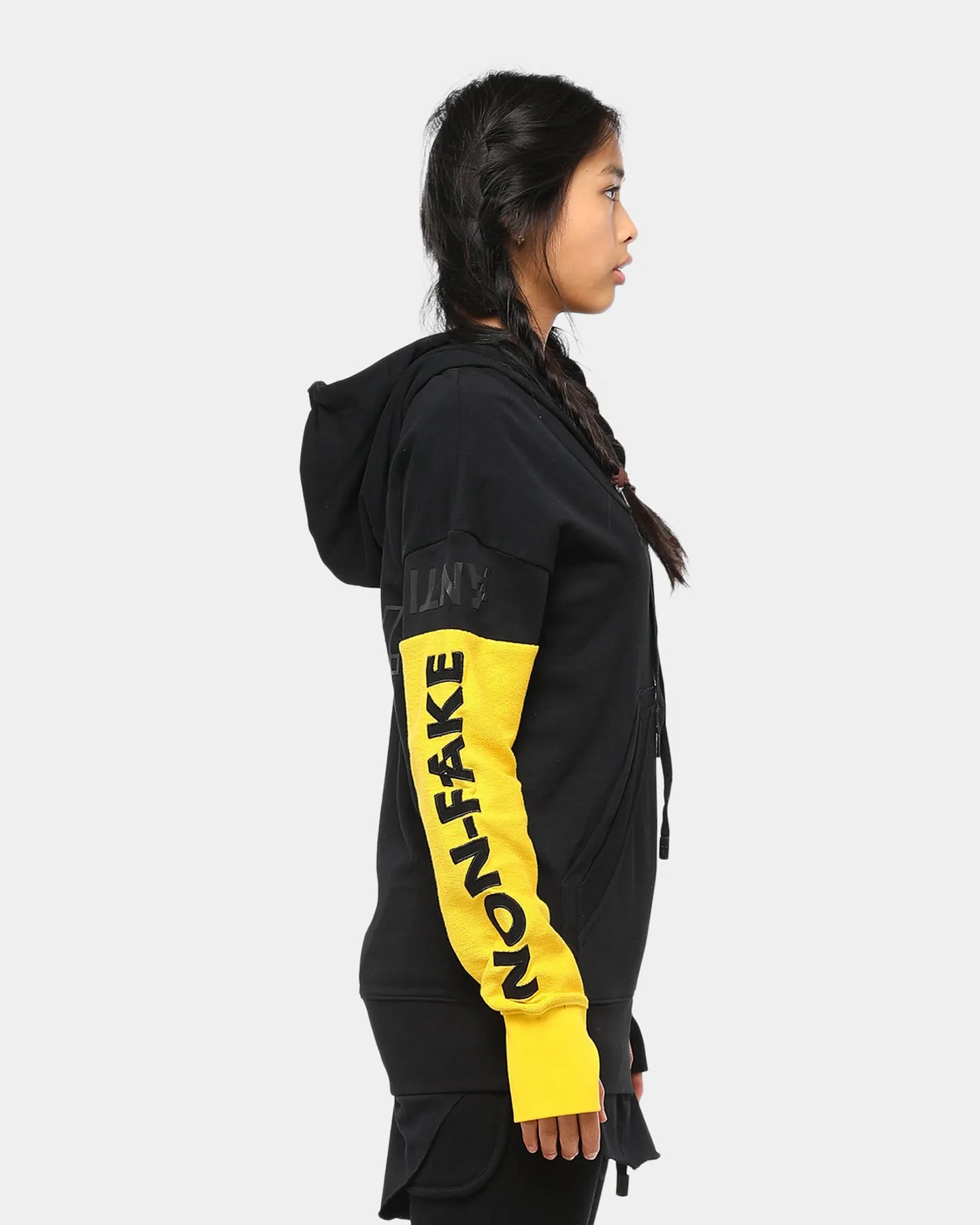 The Anti-Order Future Fake Hoodie Black/Yellow